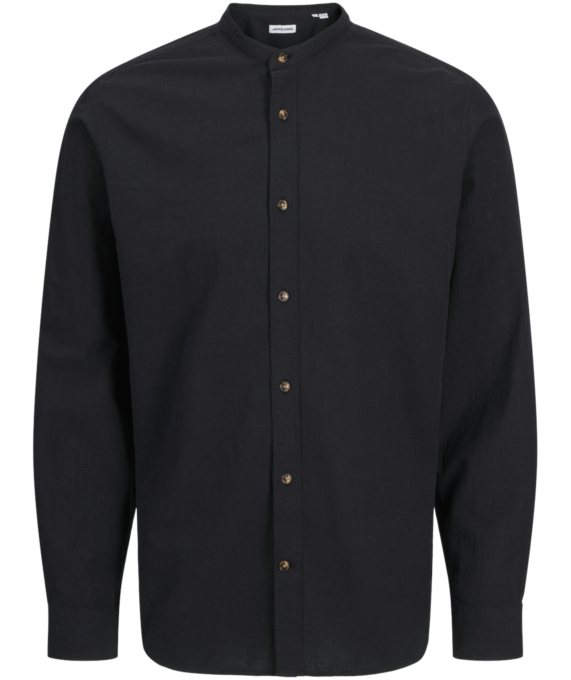 Jack & Jones JJESUMMER BAND skjorte med lin, Black