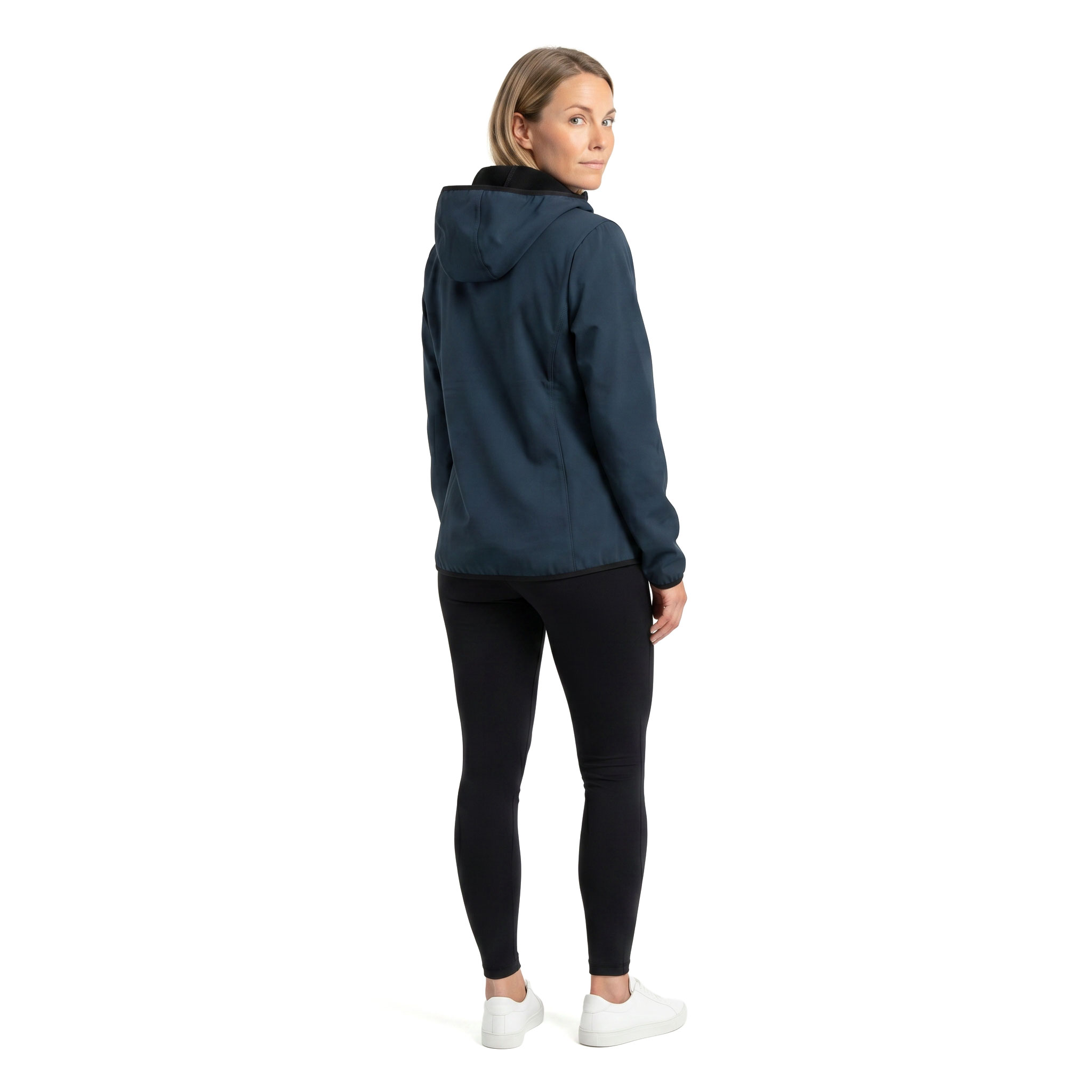 Westborn women's hoodie with zipper, Midnight Blue, large image number 4
