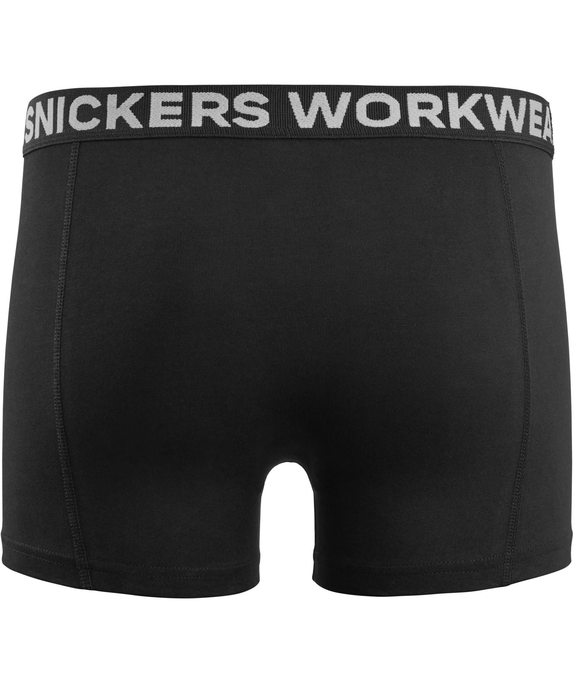 Snickers 2-pak Boxershorts, Black/Black, large image number 2
