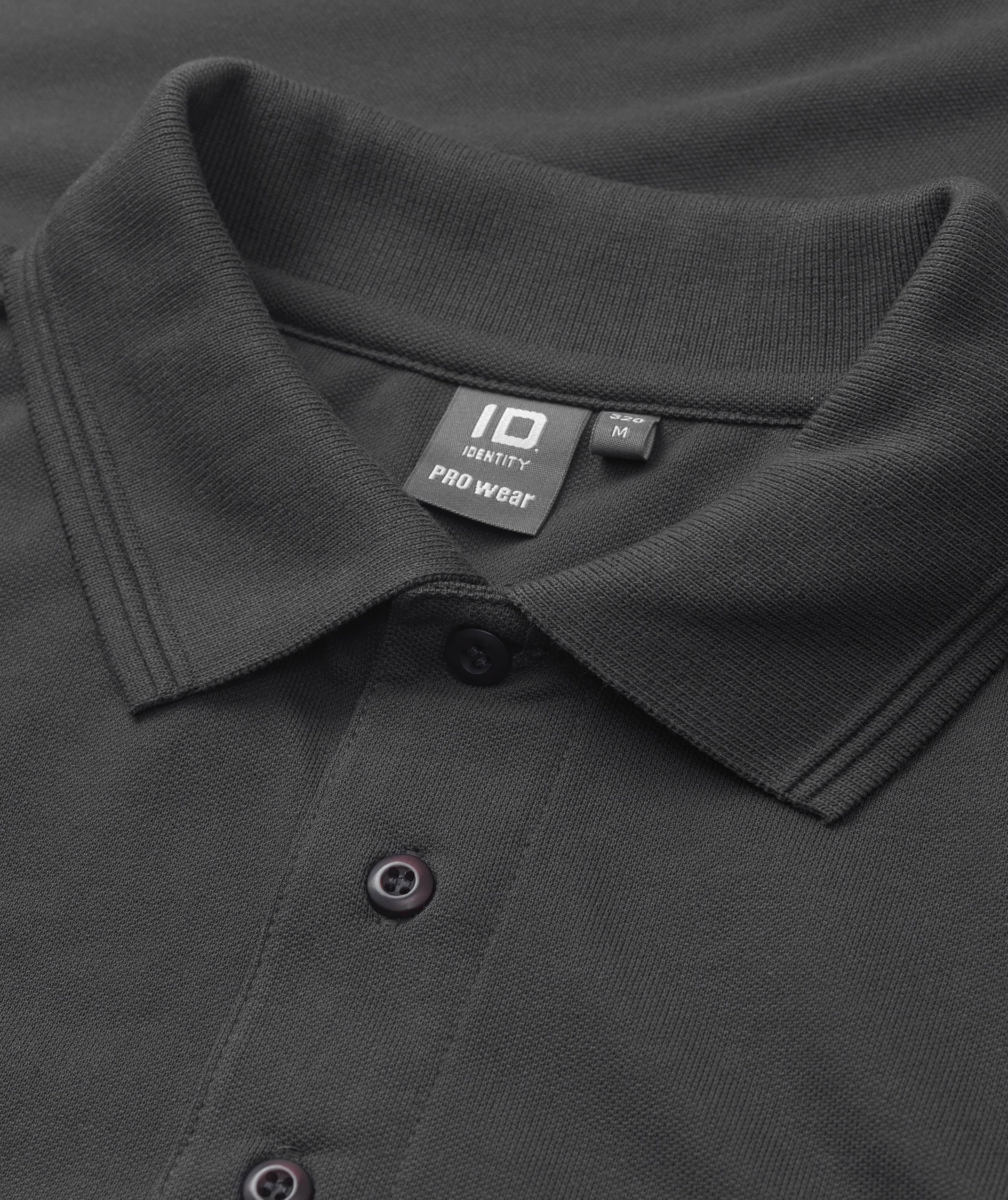 ID PRO Wear Polo T-skjorte med brystlomme, Koksgr&aring;, large image number 3