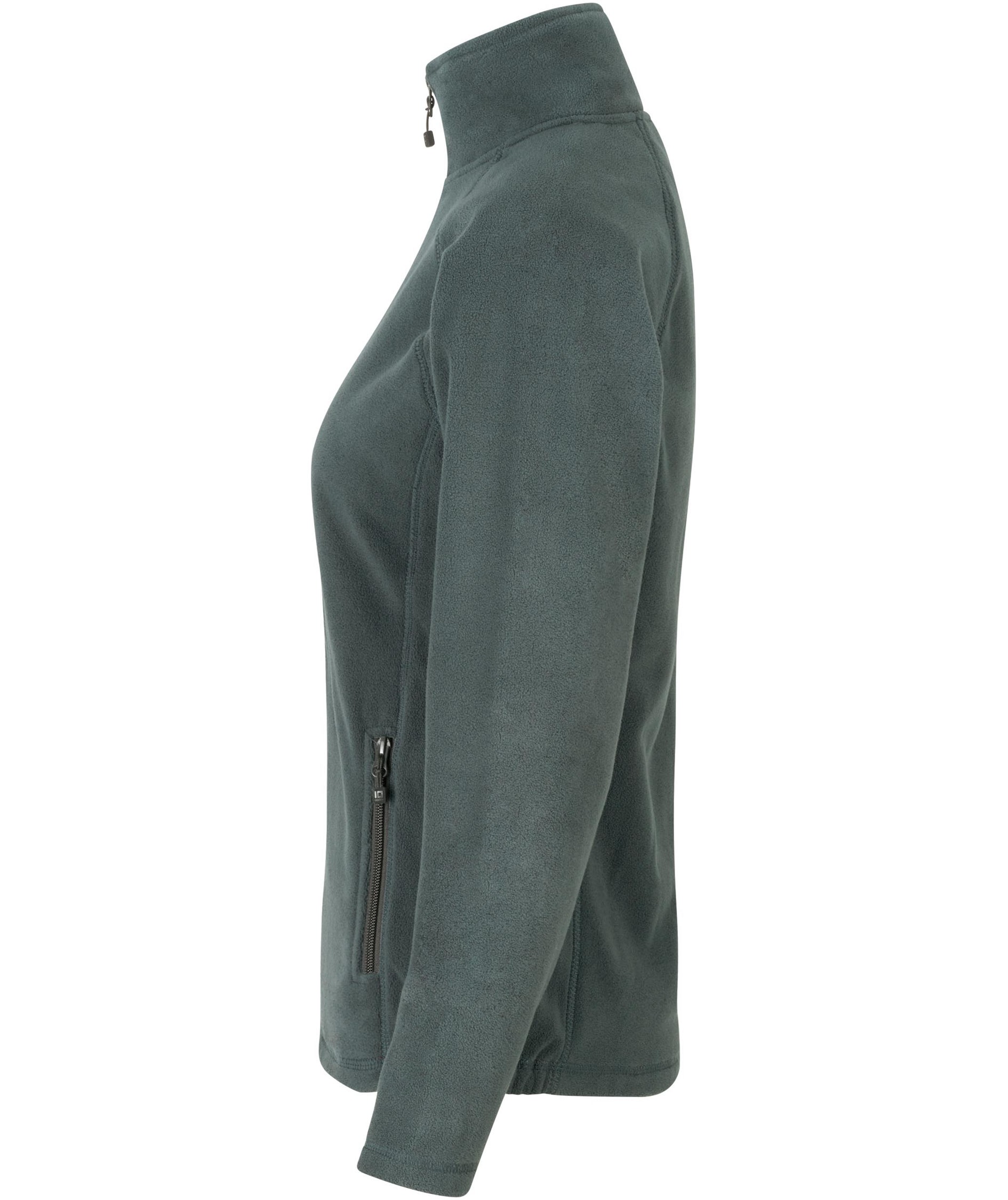 ID Microfleece Damen Strickjacke, Grau, large image number 2