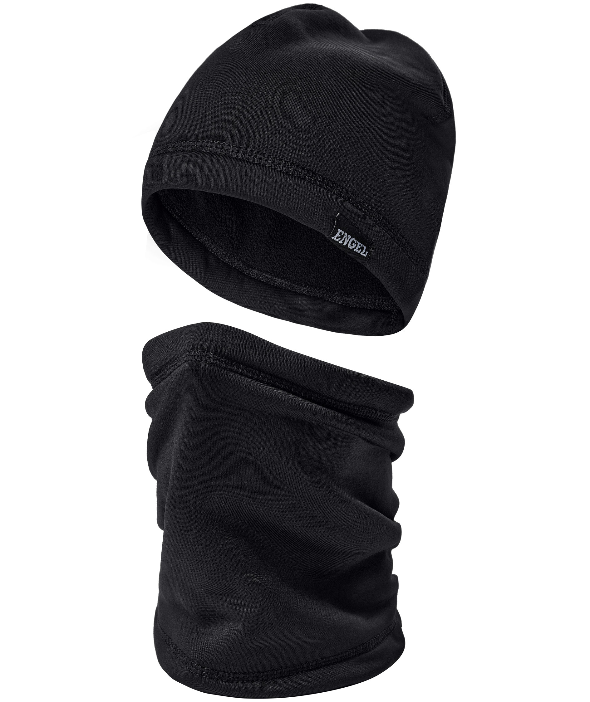 Engel beanie og halsv&auml;rmare