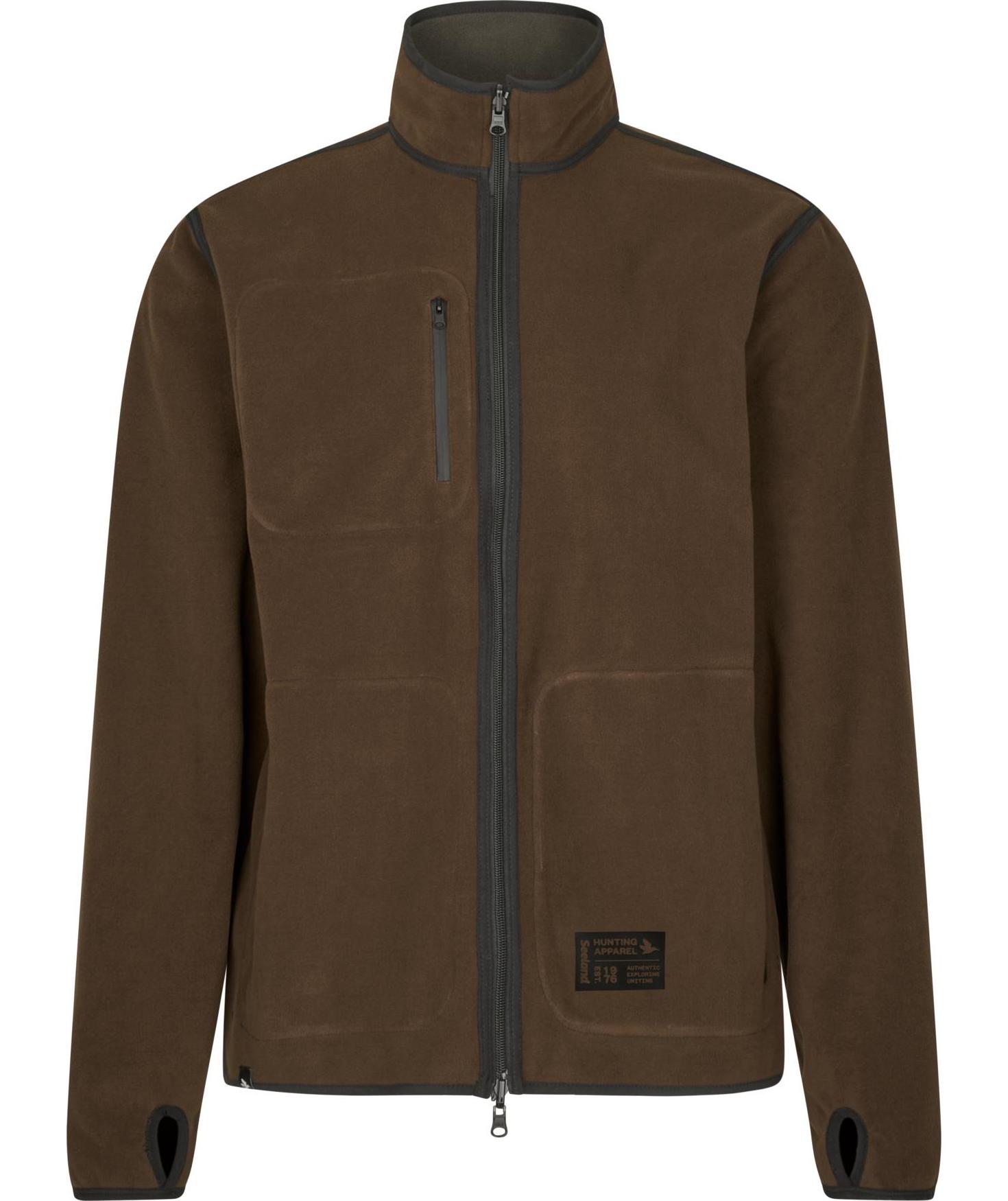 Seeland Rogue Solid reversible fleece jacket, Grizzly Brown/Demitasse Brown, large image number 2