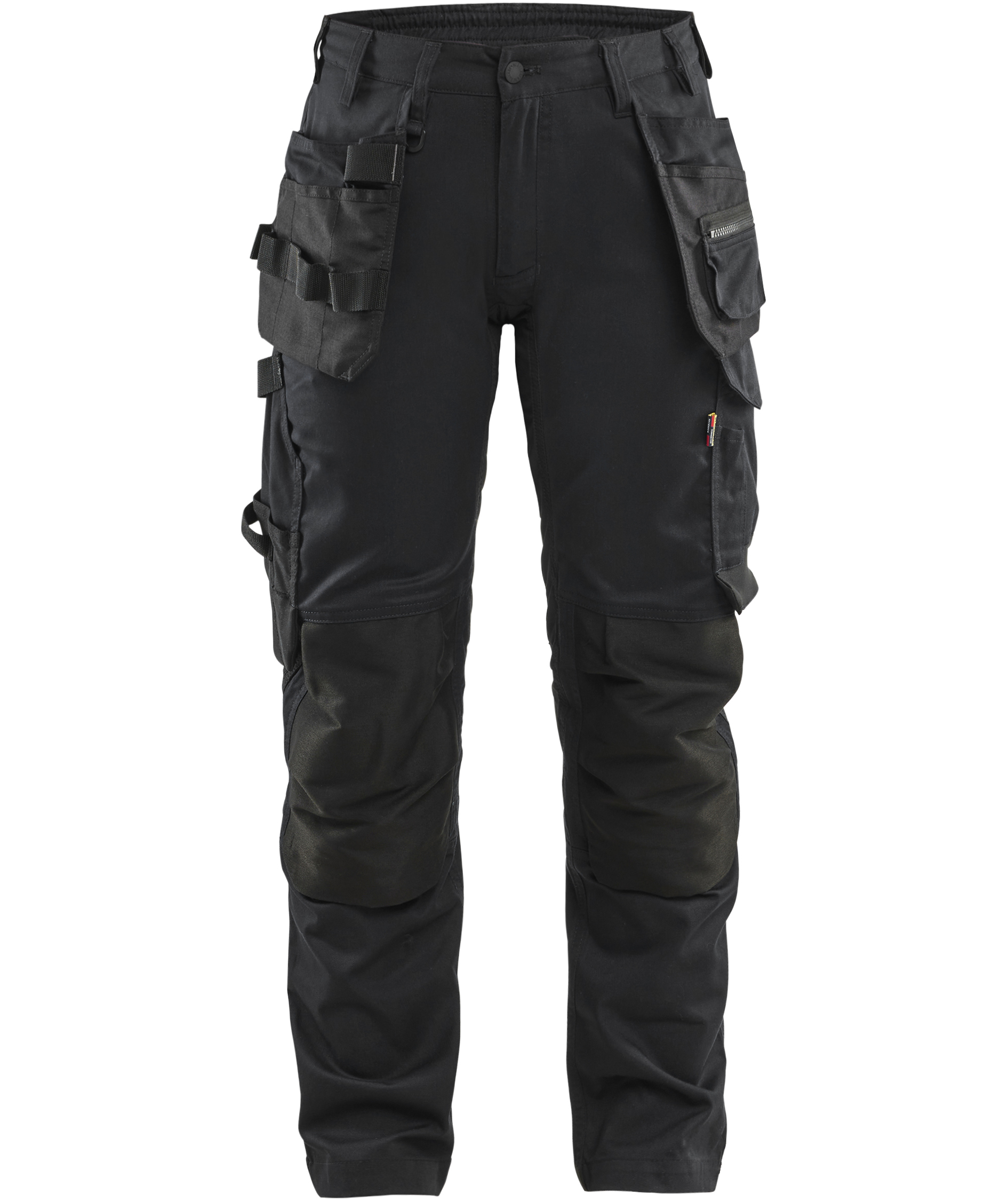 Bl&aring;kl&auml;der hantverksbyxa dam, Svart