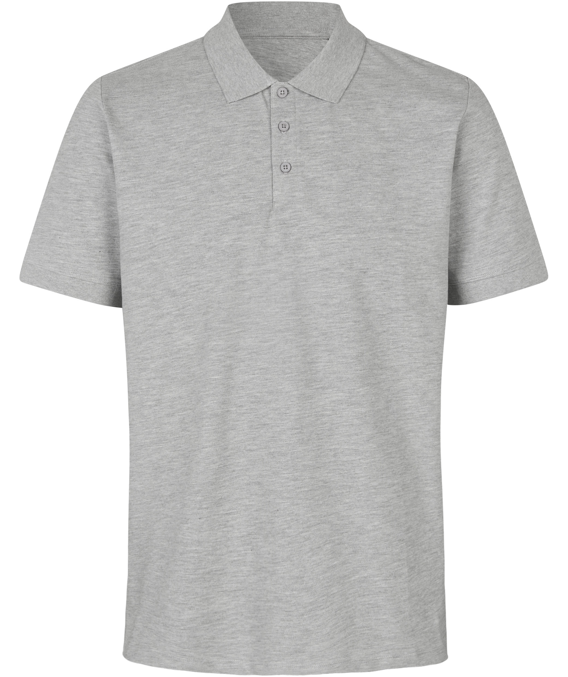 ID Bio Poloshirt, hellgrau melange, hellgrau melange, swatch