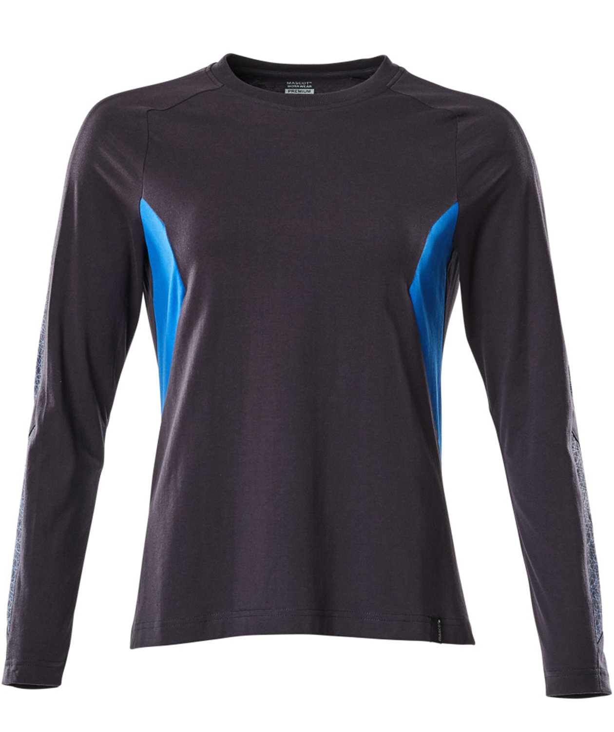 Mascot Accelerate langermet dame T-skjorte, M&oslash;rk Marine/Asurbl&aring;, M&oslash;rk Marine/Asurbl&aring;, swatch