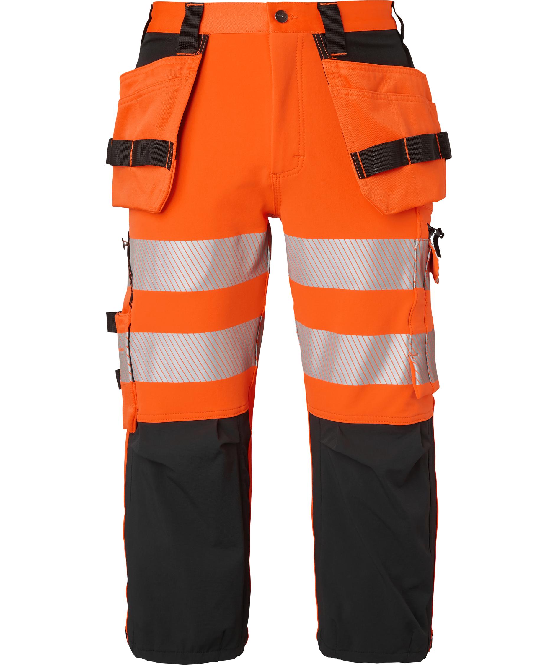 Top Swede hantverkspiratbyxa 314 full stretch, Varsel Orange/Svart