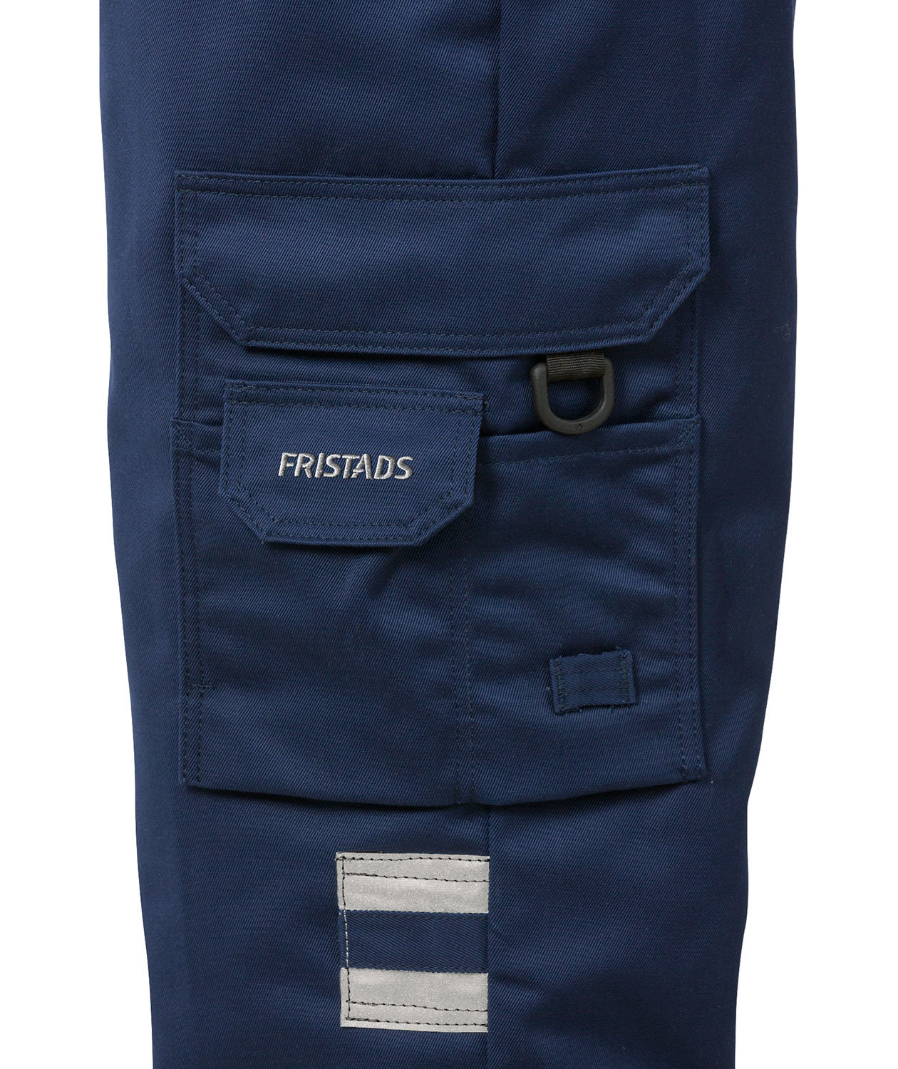 Fristads work trousers 213, Marine/Hi-Vis yellow, large image number 2