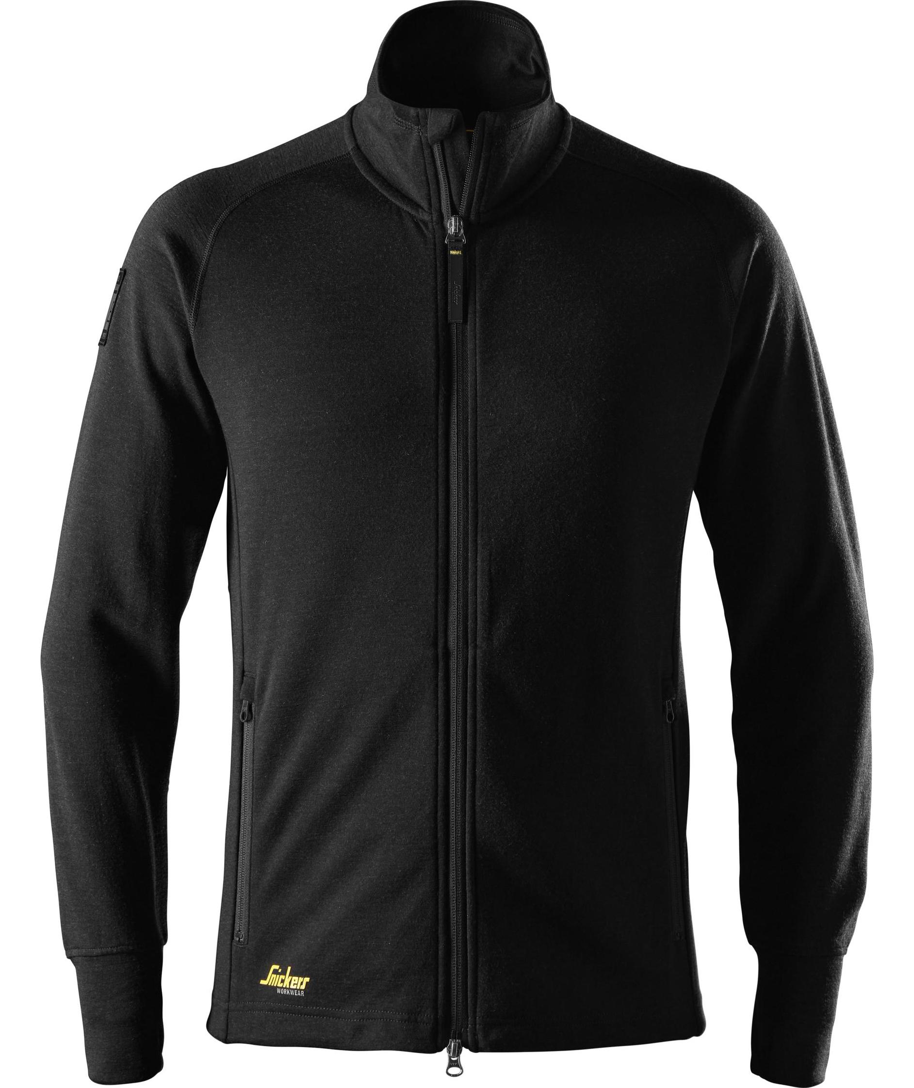 Snickers cardigan with merino wool 8451, Black