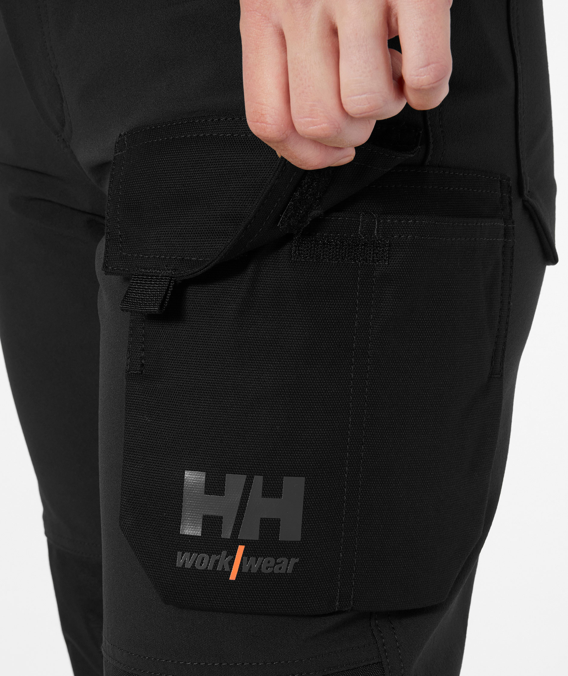 Helly Hansen Luna 4X dame arbejdsbukser full stretch, Black, large image number 6
