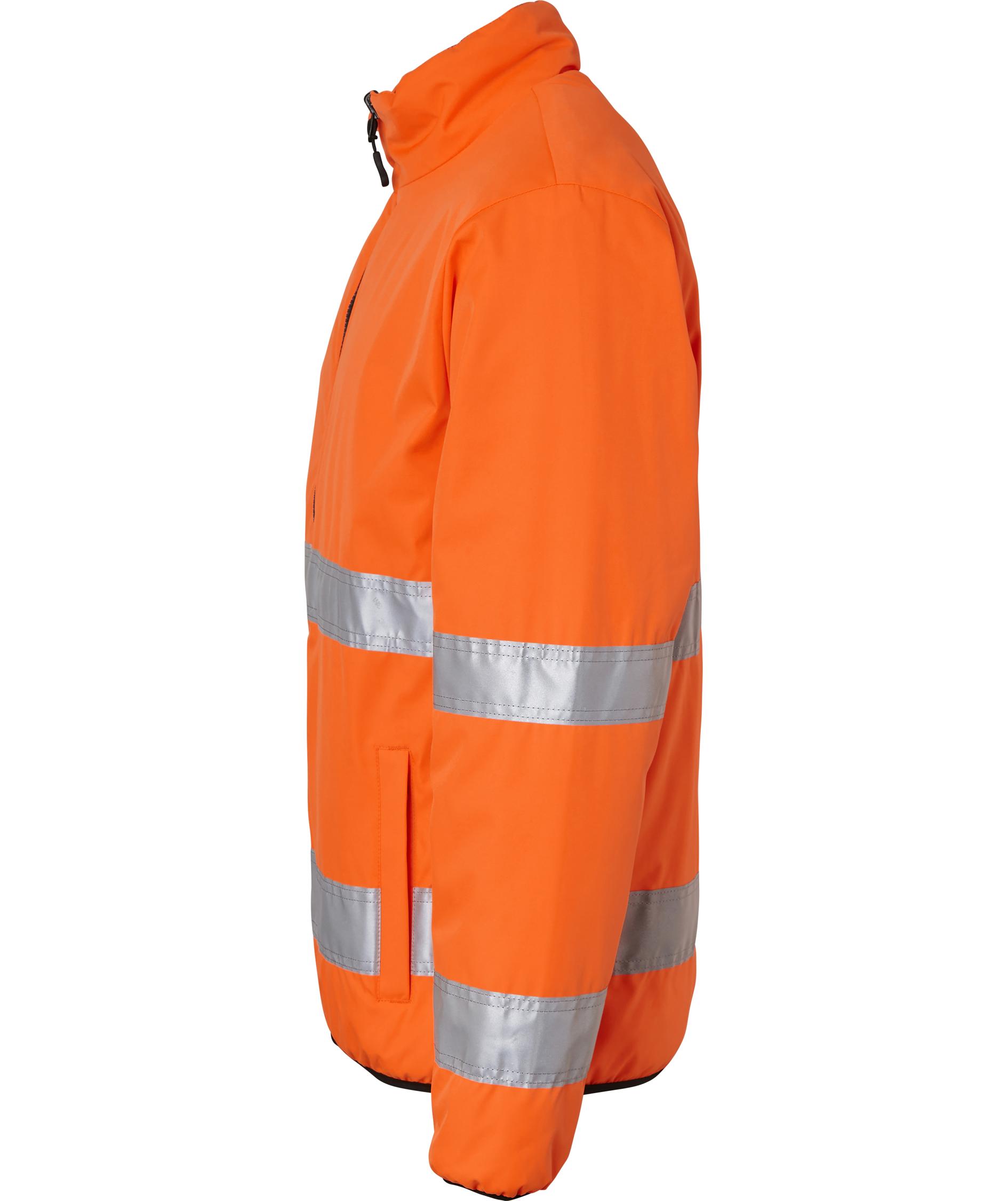 Top Swede quilted jacke 129, Hi-Vis Orange/Black, large image number 3