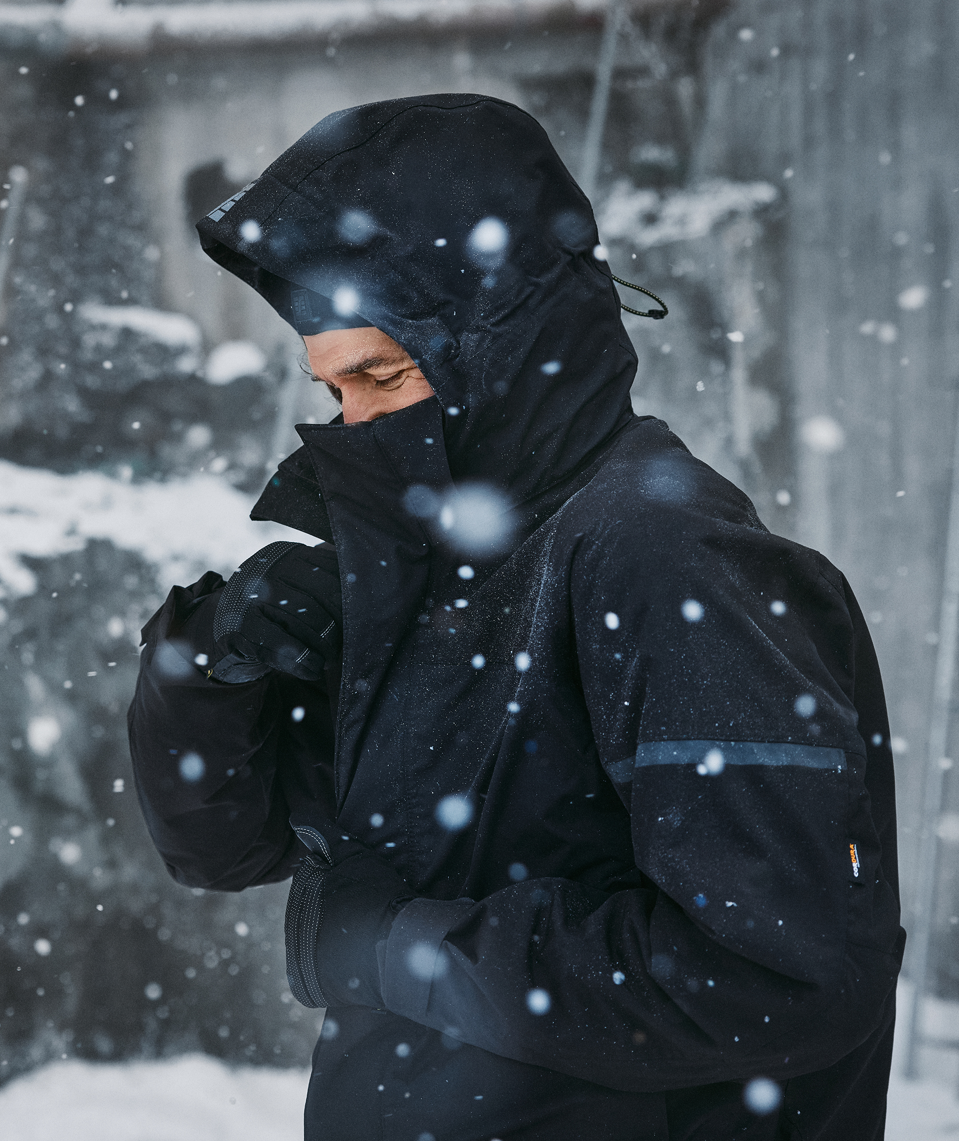 Snickers AllroundWork parkas 1801, Black, large image number 8