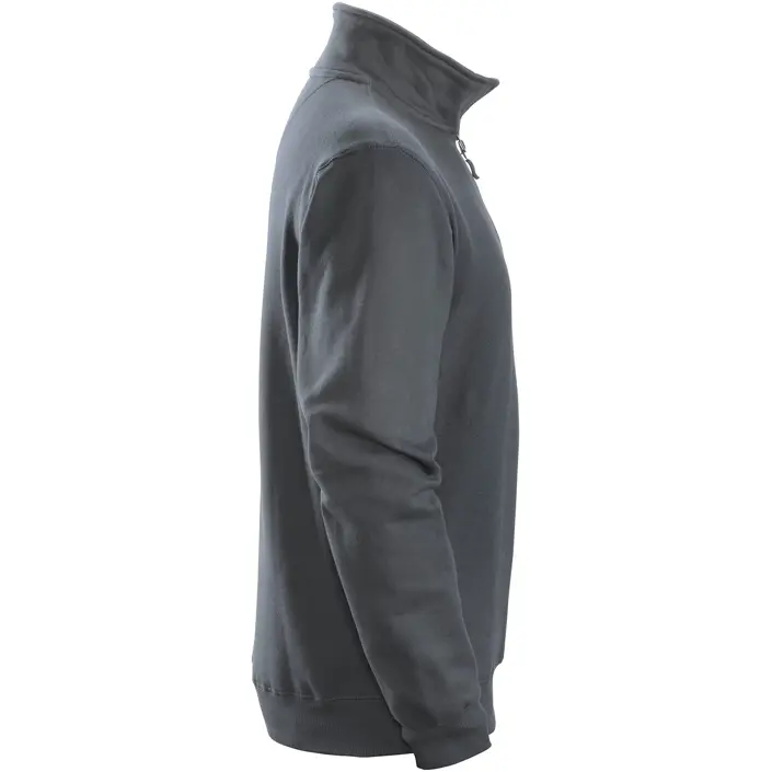 Snickers 2816 Køb Snickers sweatshirt med kort lynlås 2818, Stålgrå hos Billig ...