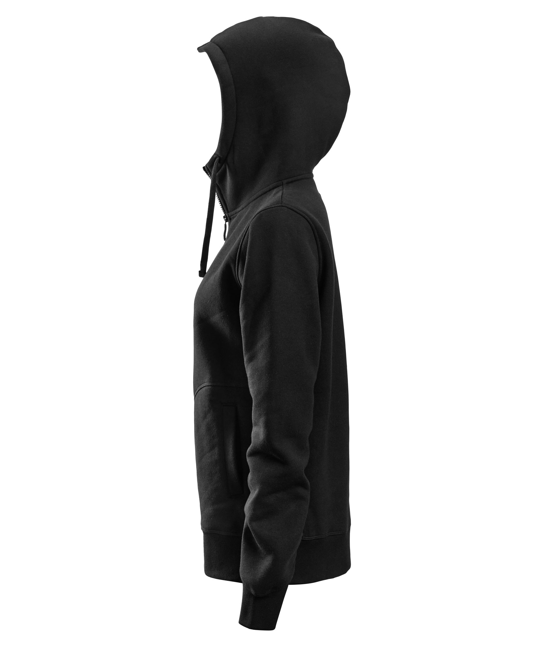 Snickers AllroundWork hoodie 2897 dam, Svart, large image number 2
