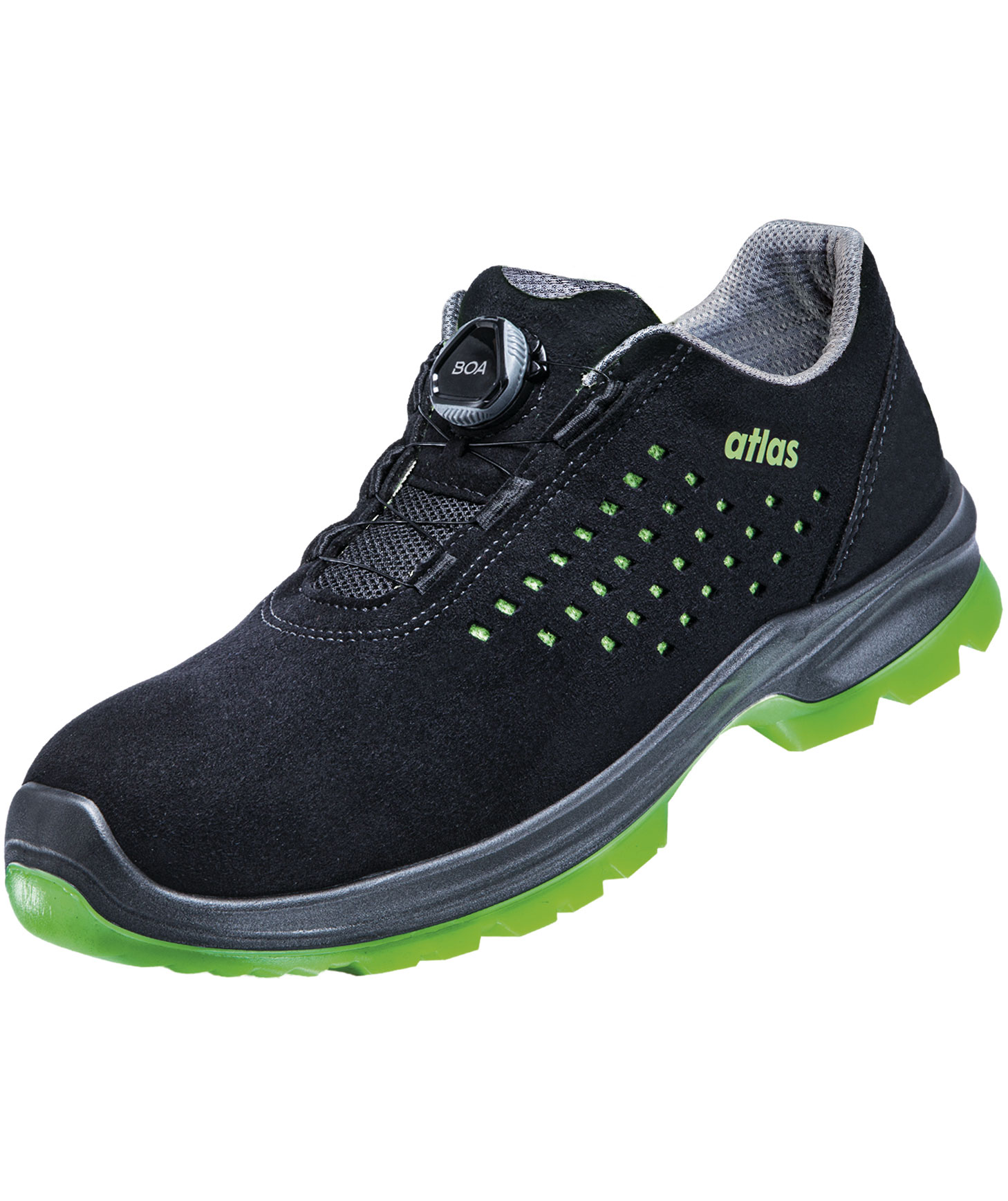 Atlas SL 920 2.0 Boa&reg; safety shoes S1, Black/Green