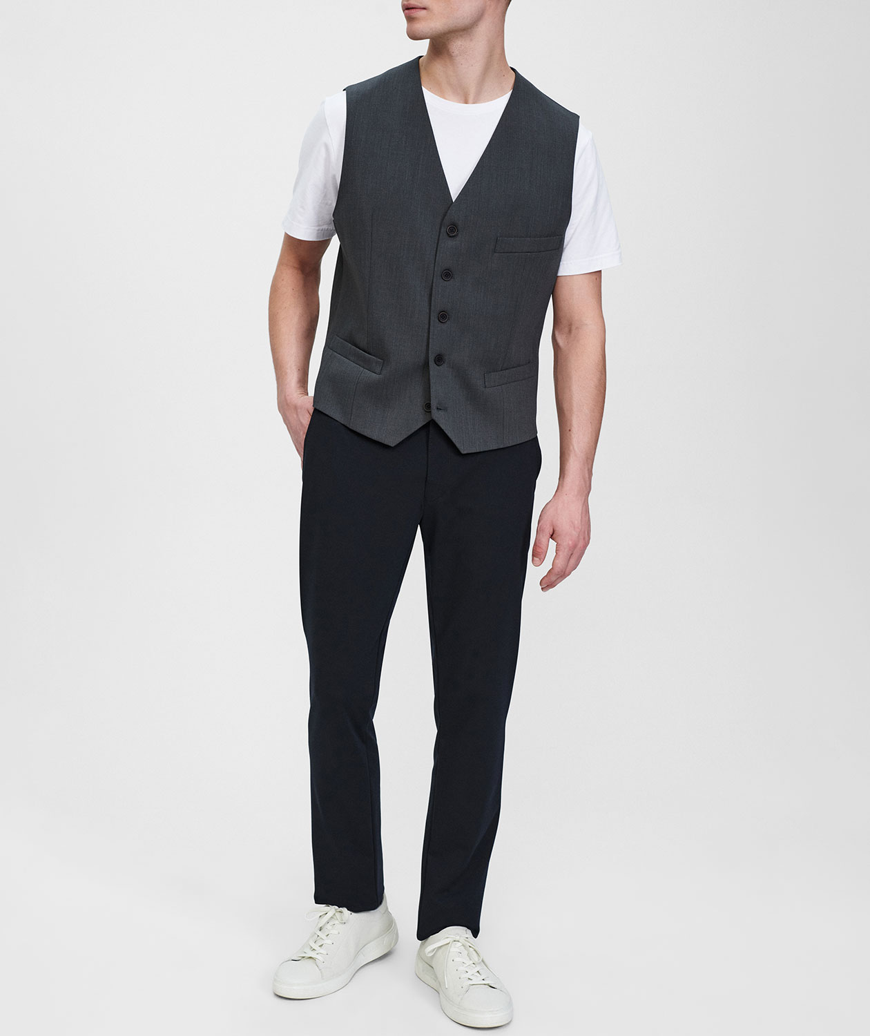 Sunwill Traveller Bistretch Regular fit v&auml;st, Gr&aring;