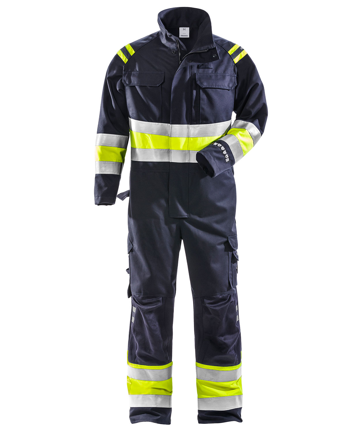 Fristads overall 8174 ATHS, Marin/Hi-Vis gul, large image number 0