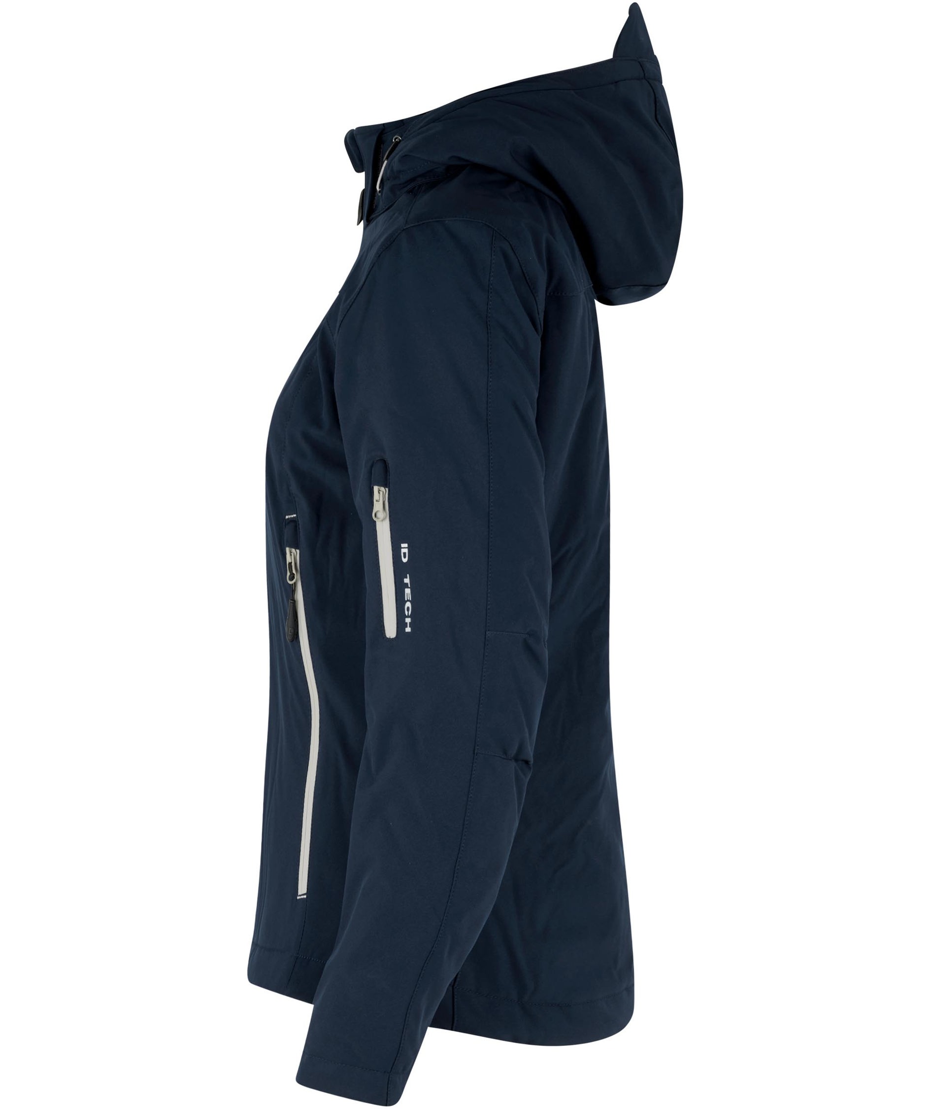 ID vinter dame softshelljakke, Marine, large image number 2