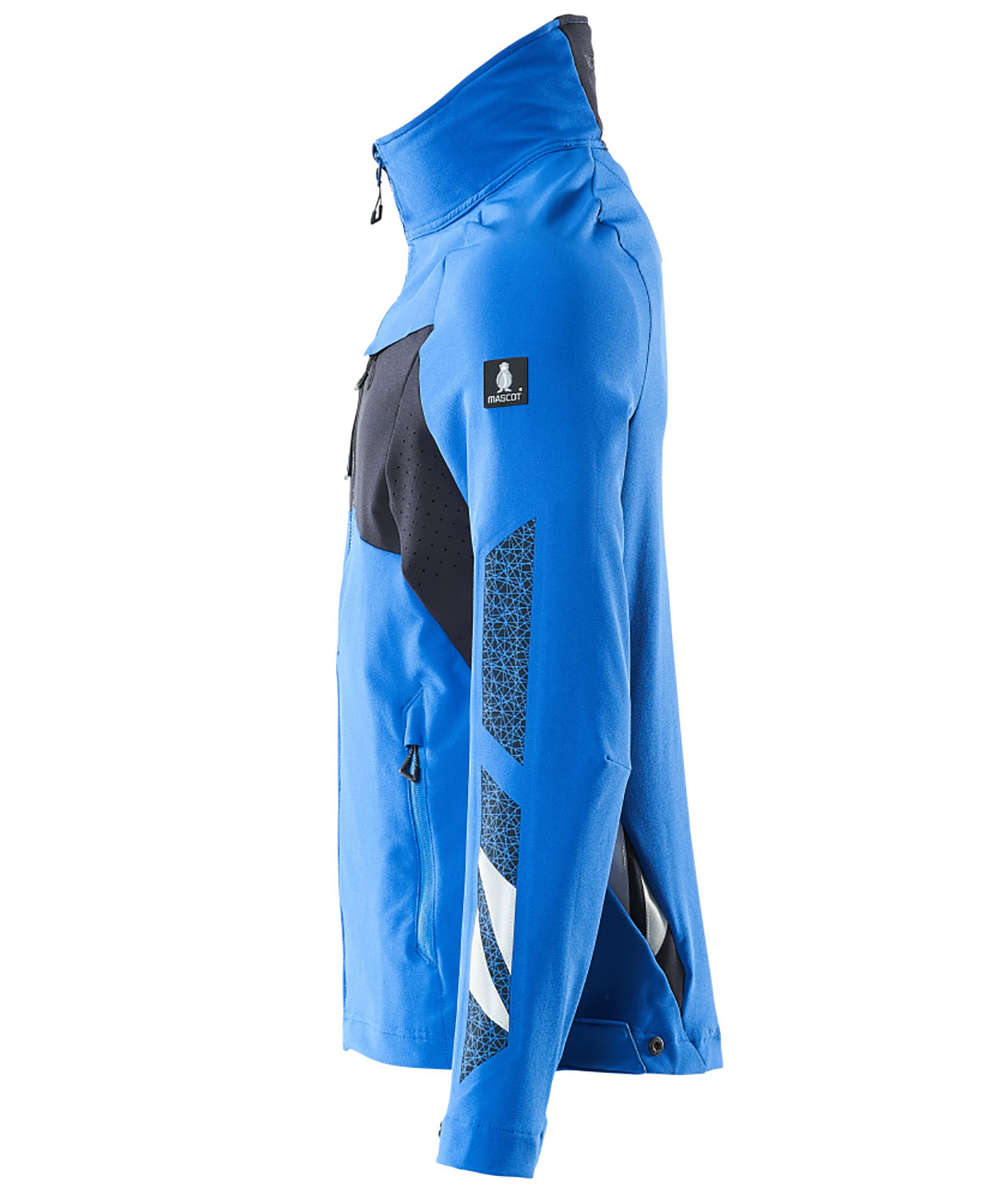 Mascot Accelerate jacket full stretch, Azure Blue/Dark Navy, large image number 3