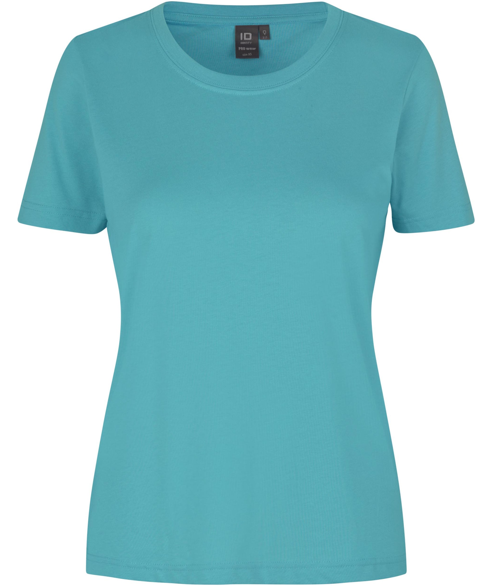 ID PRO Wear light dame T-shirt, St&oslash;vet Aqua, St&oslash;vet Aqua, swatch