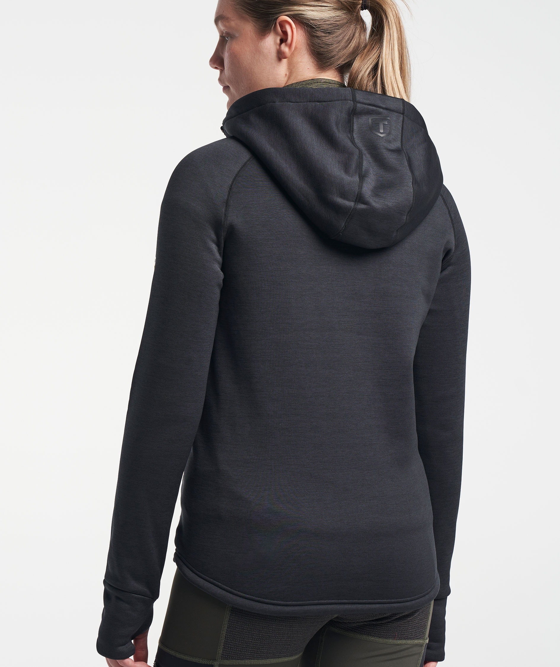 Tenson TXlite dame hettegenser med glidel&aring;s, Black, large image number 8