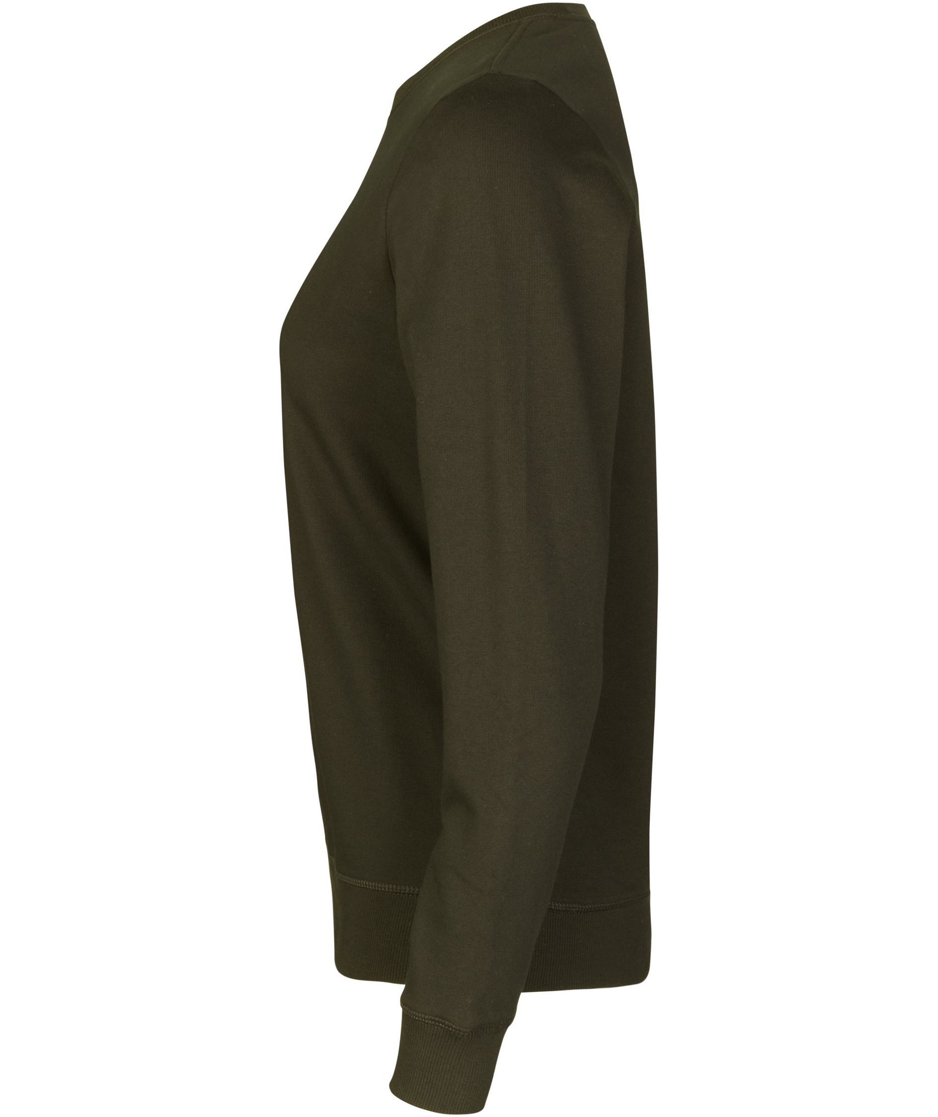 ID &oslash;kologisk dame sweatshirt, Olivengr&oslash;nn, large image number 3