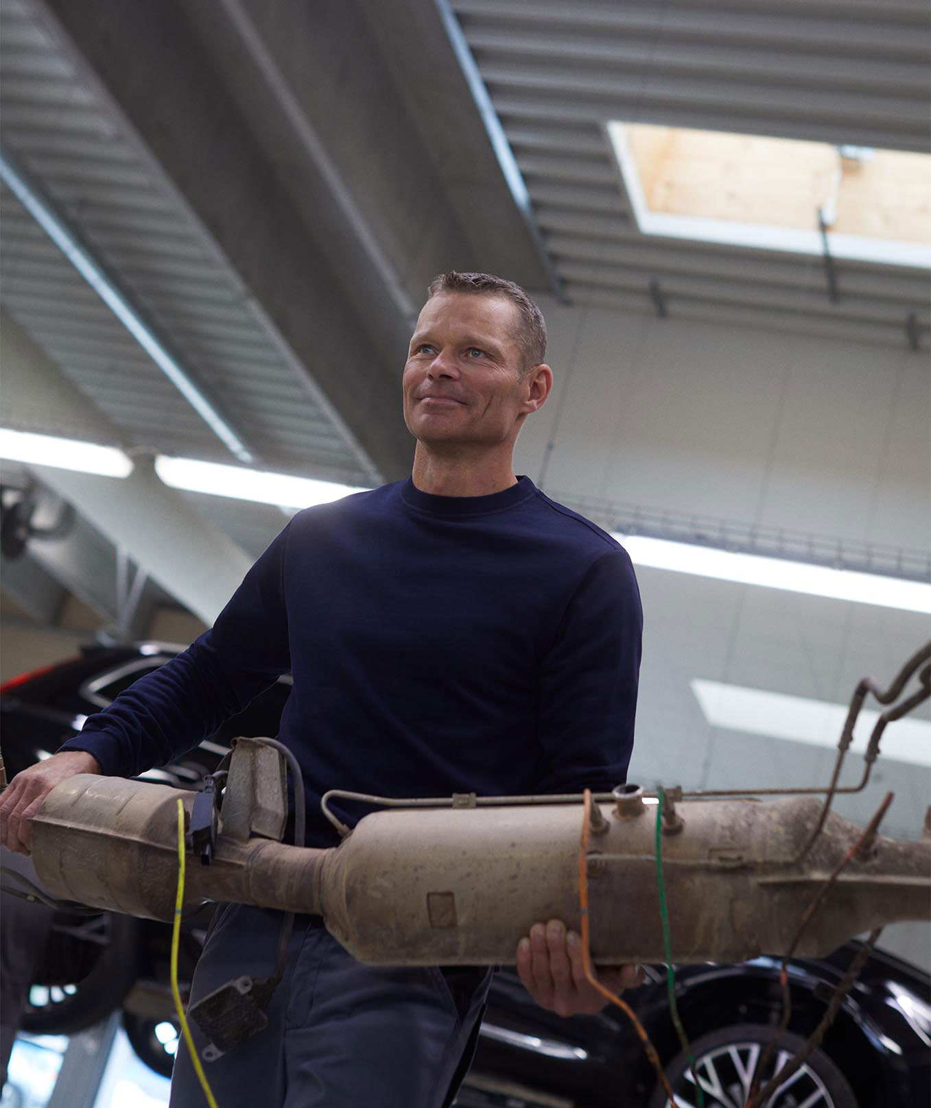 ID organic sweatshirt, Navy, large image number 5