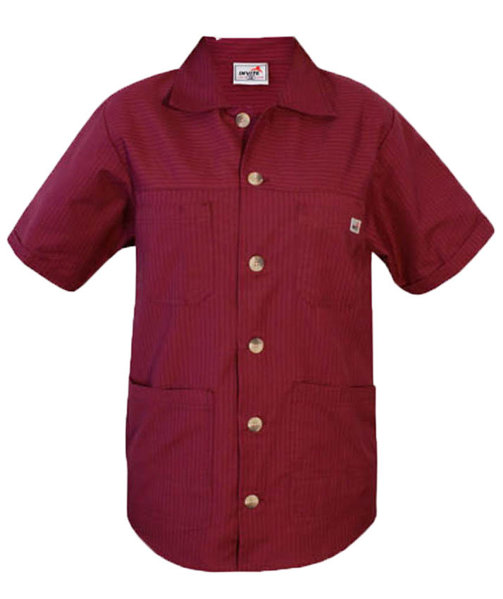 Invite tunika  med krage, Vinr&ouml;d