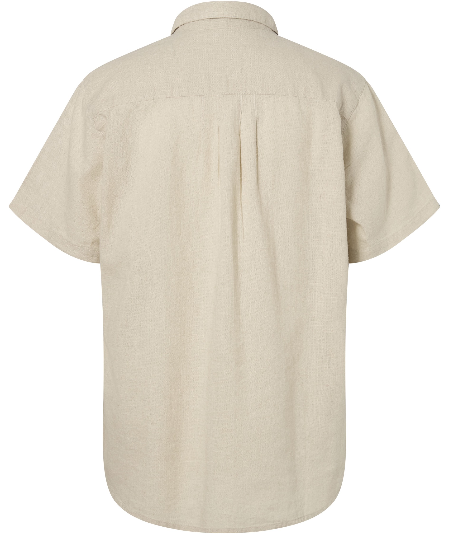 Pinewood V&auml;rnamo kort&aelig;rmet dameskjorte, Linen Beige, large image number 2