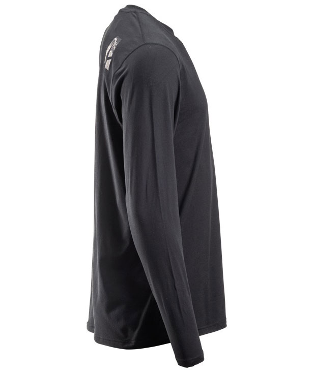 Kramp Active l&aring;ng&auml;rmad T-shirt, Svart, large image number 2