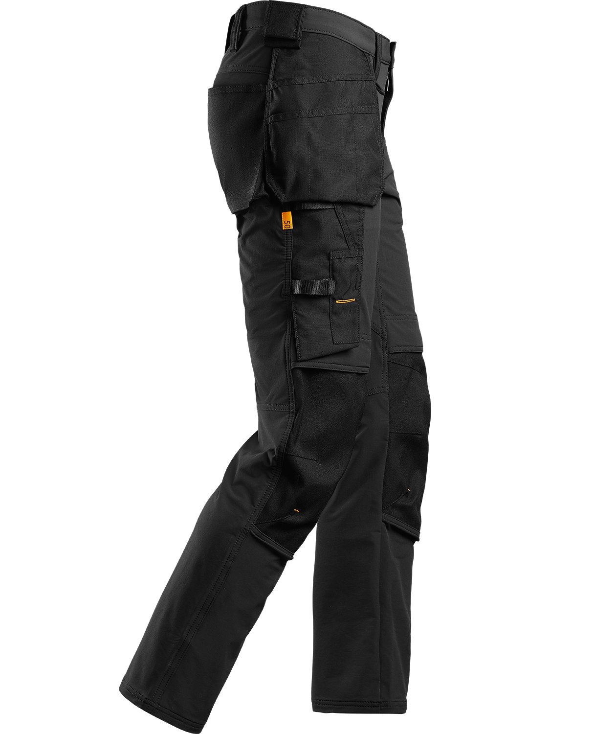 Snickers AllroundWork hantverksbyxa 6271 full stretch, Svart, large image number 4