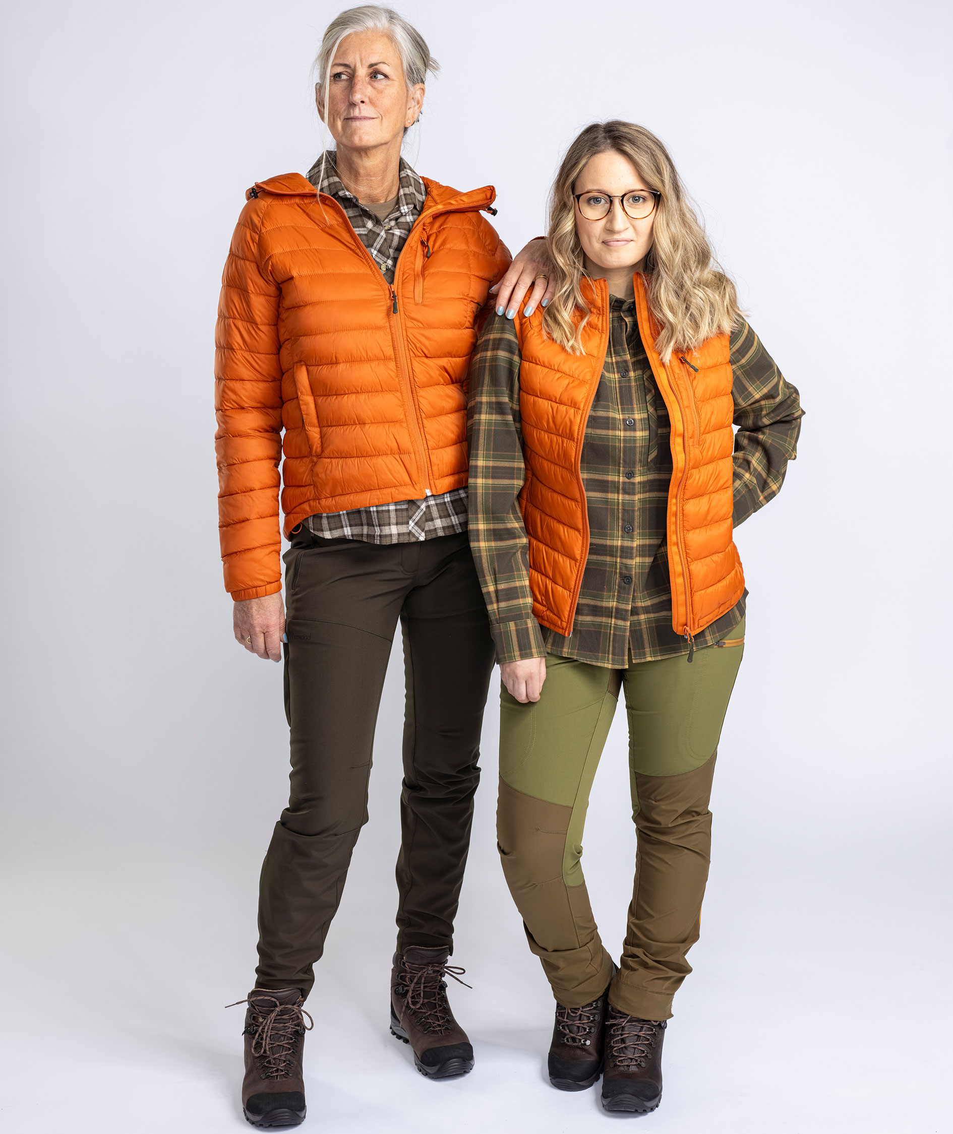 Pinewood&nbsp;Abisko Insulation vatteret damejakke, Burned Orange, large image number 7