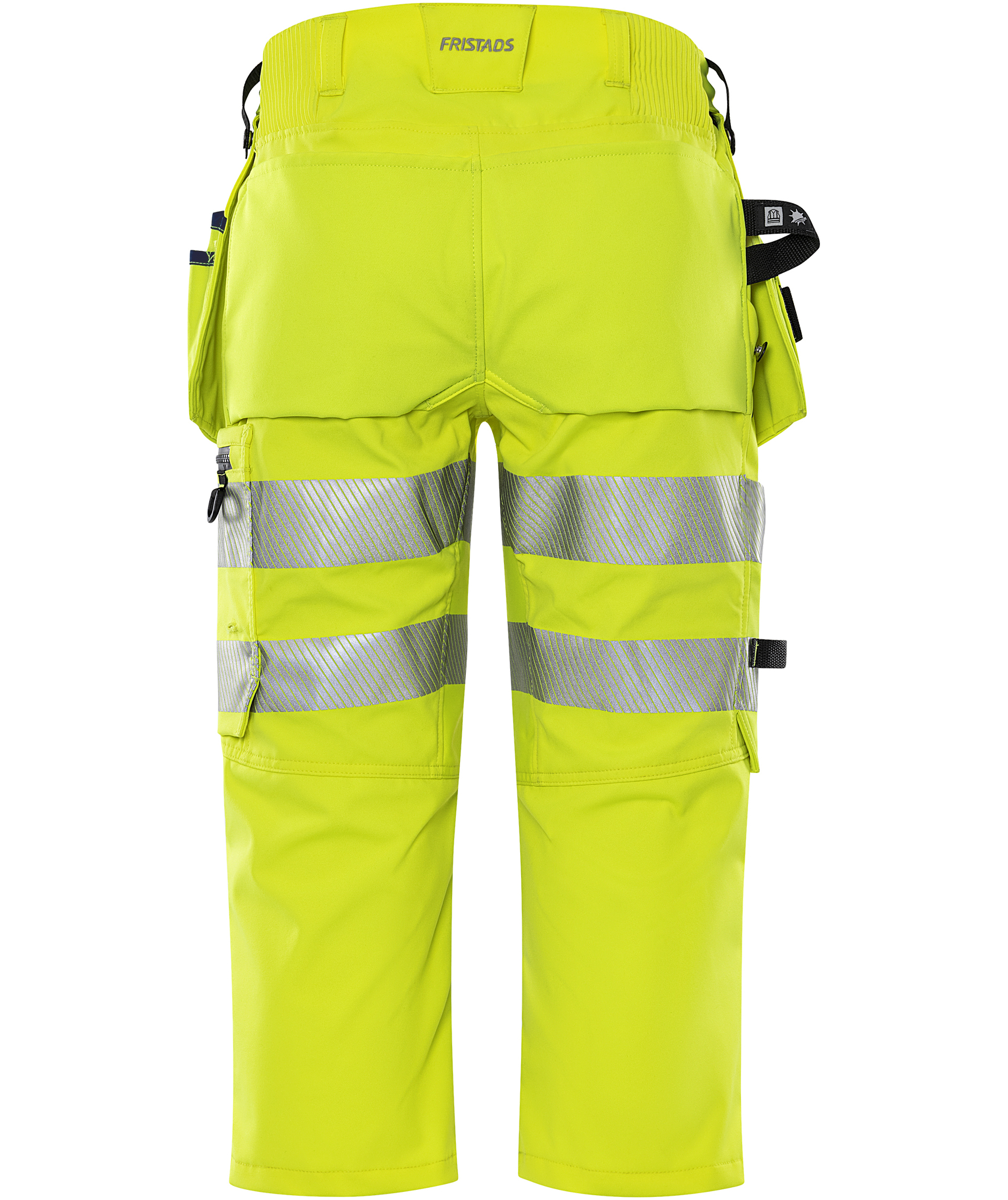 Fristads craftsman knickers 2666 GSTP, Hi-Vis yellow/marine, large image number 2