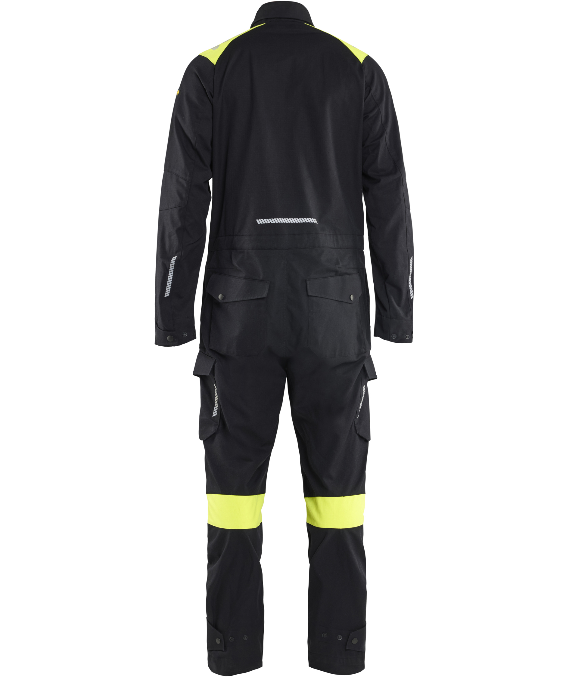 Bl&aring;kl&auml;der FR kedeldragt, Sort/Hi-Vis Gul