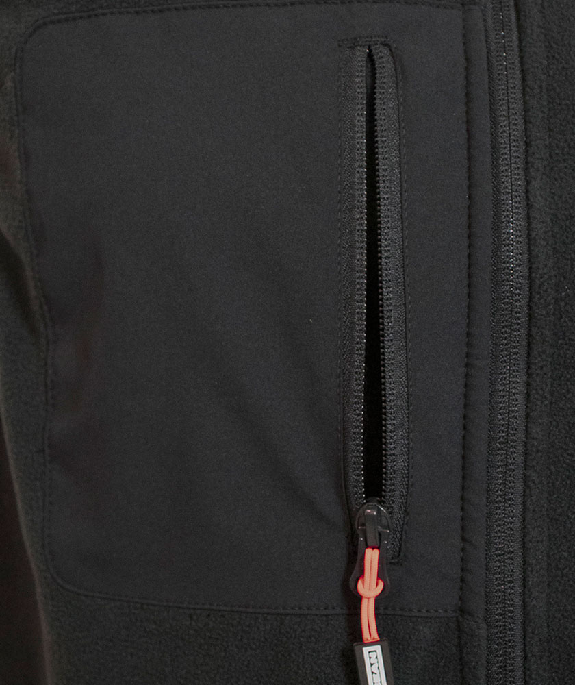 Ocean Outdoor dame fleecevest, Svart, large image number 2