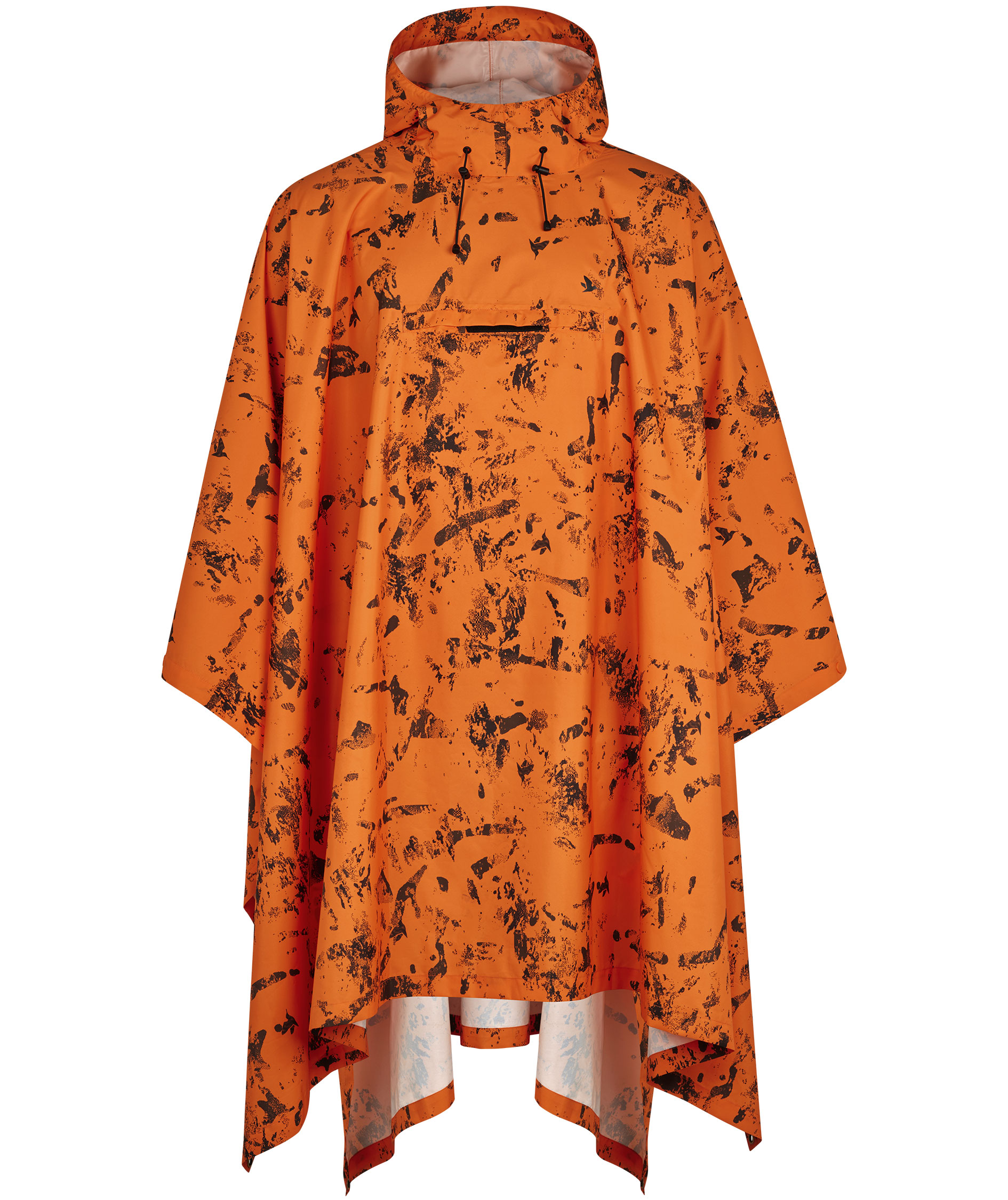 Seeland Taxus camo regnponcho, InVis Orange Blaze
