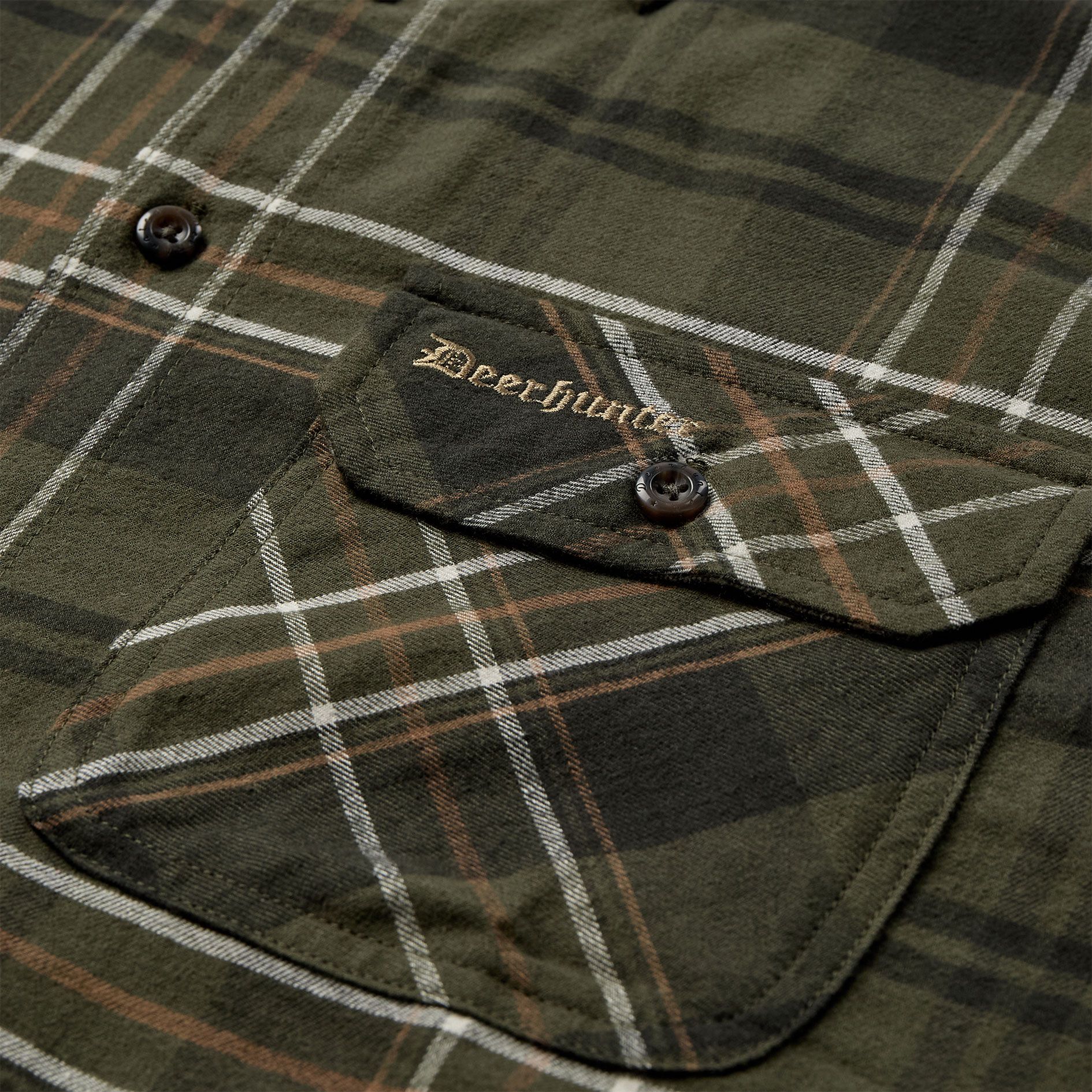 Deerhunter Caleb shirt, Green Check, large image number 3