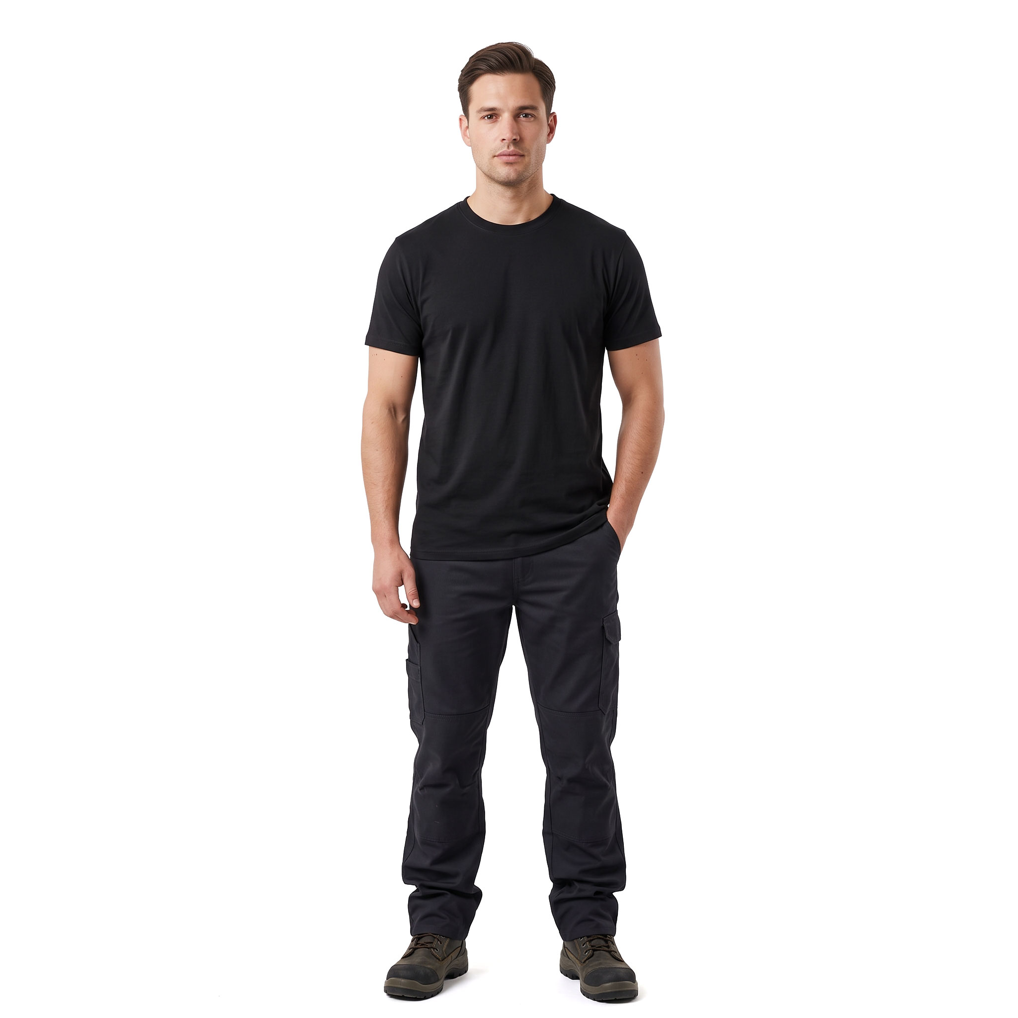 ID Yes T-shirt, Black, large image number 2