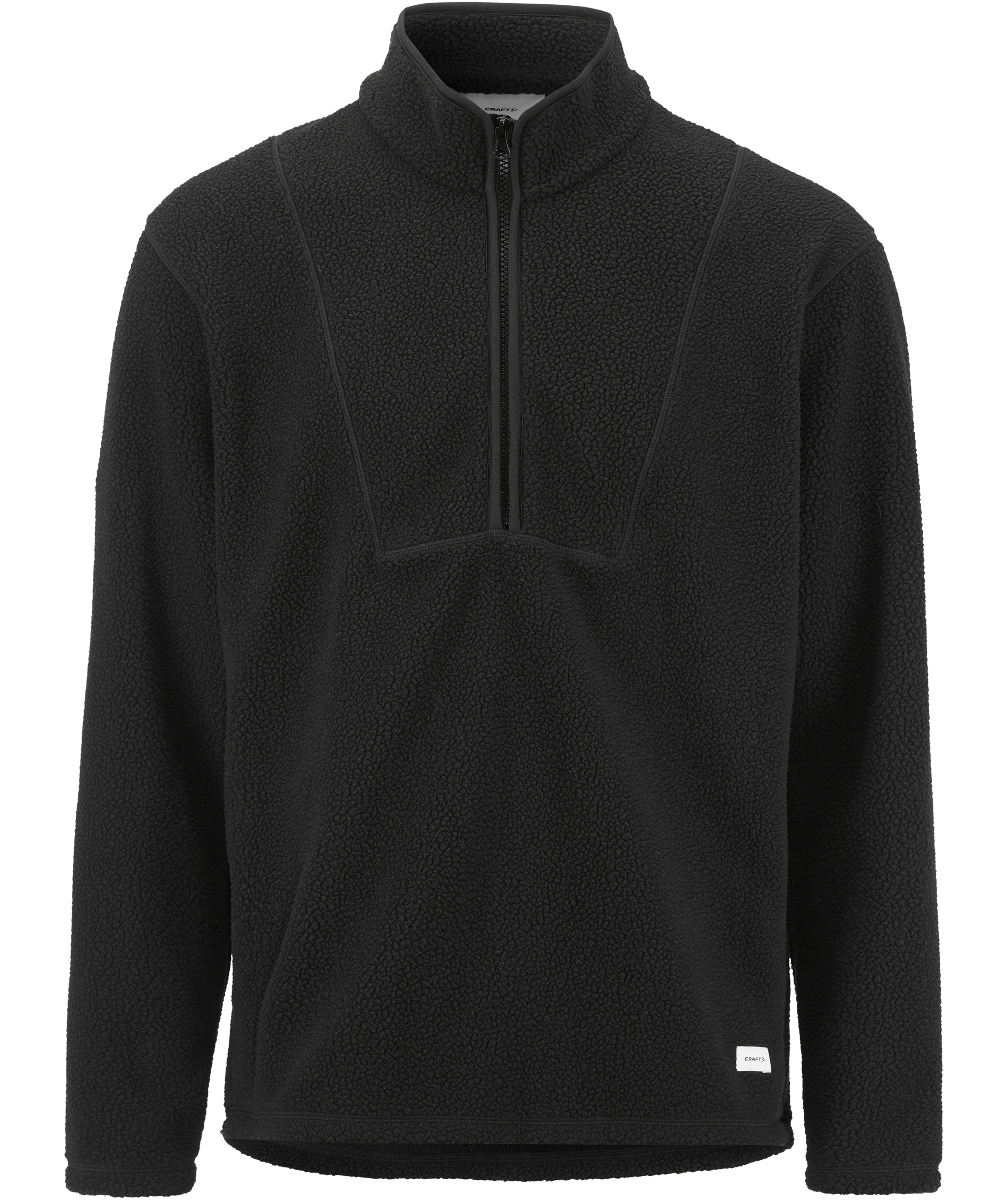 Craft Join half zip fiberpelstr&oslash;je, Black