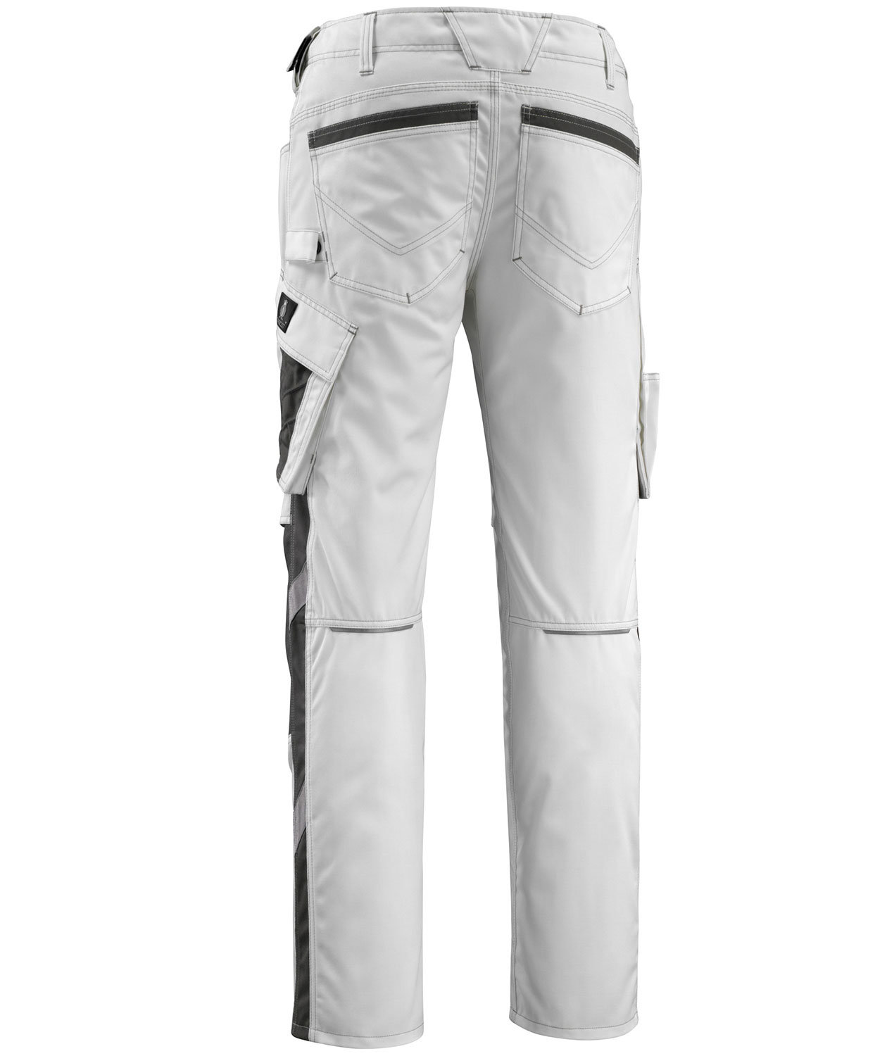 Mascot Mannheim arbeidsbukse, lett, Hvit/M&oslash;rk&nbsp;Antrasittgr&aring;, large image number 2