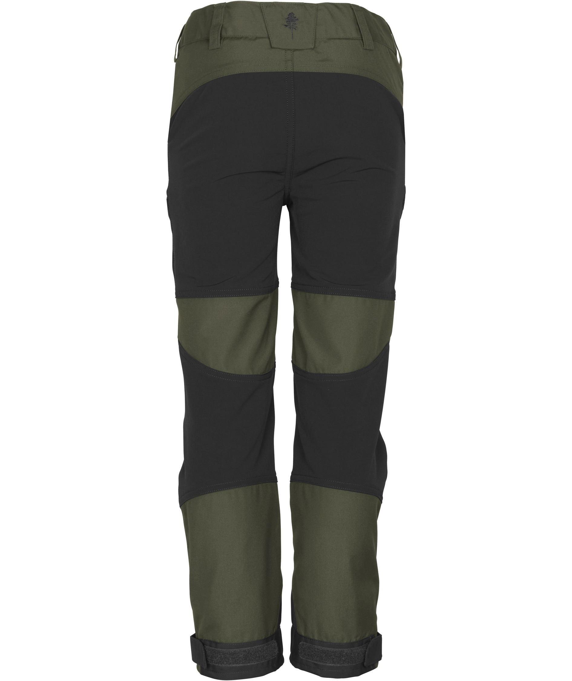 Pinewood Caribou outdoorbukser til b&oslash;rn, Moss Green/Black, large image number 1