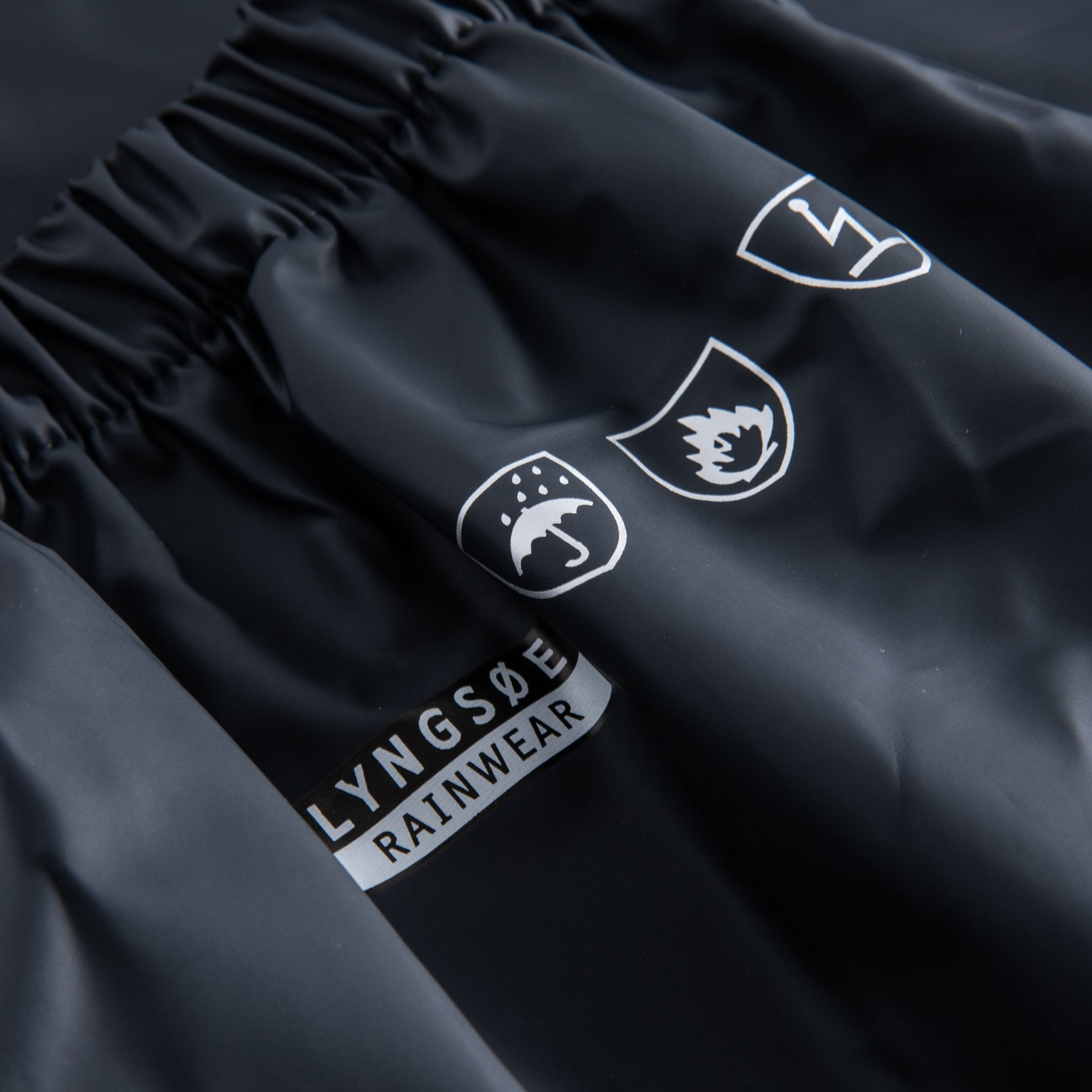 Lyngs&oslash;e Multinorm PU rain trousers, Marine Blue