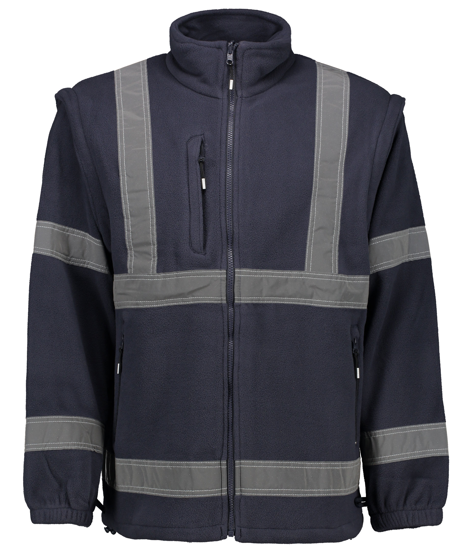 Ocean 2-i-1 fleecejakke, Navy, large image number 0