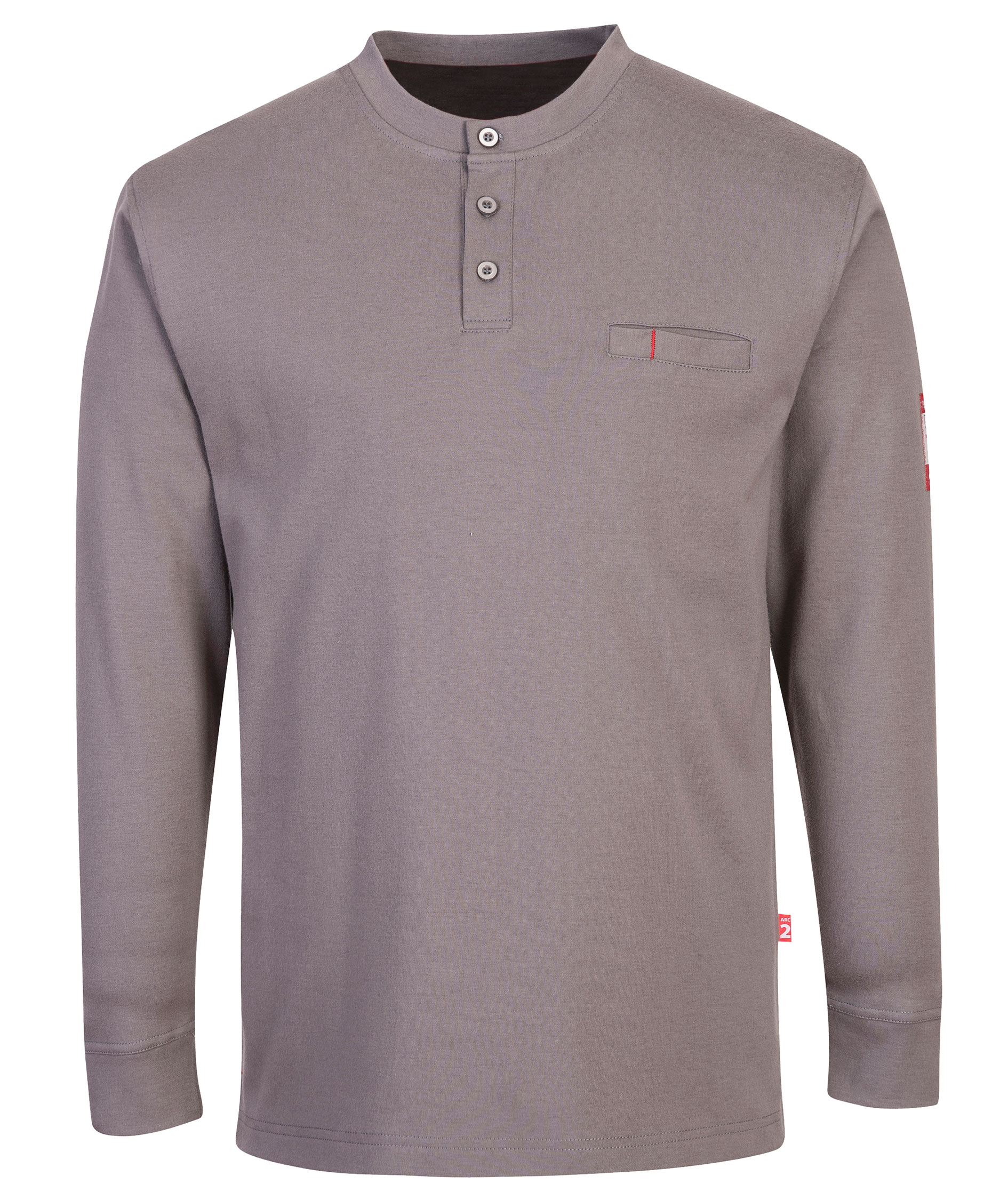 Portwest FR l&aring;ng&auml;rmad Grandad T-shirt, Gr&aring;