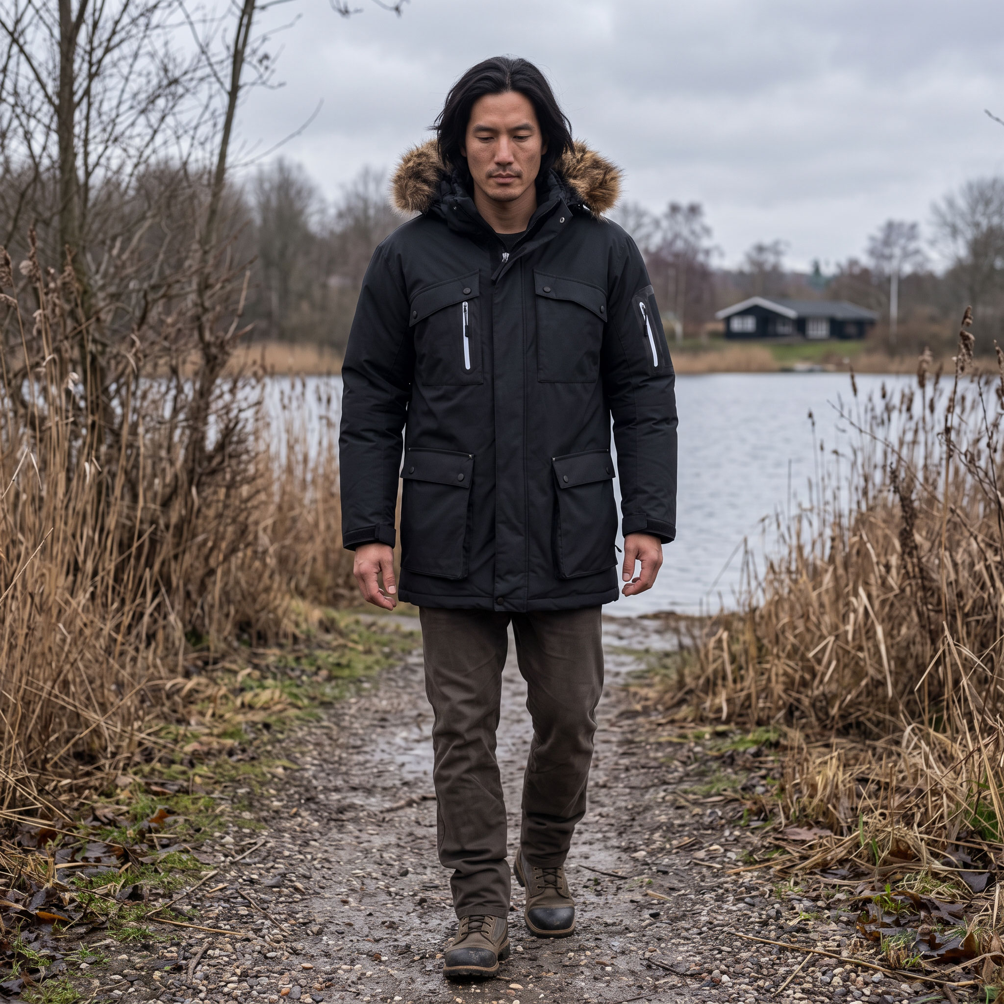 Clique Malamute winter jacket, Black