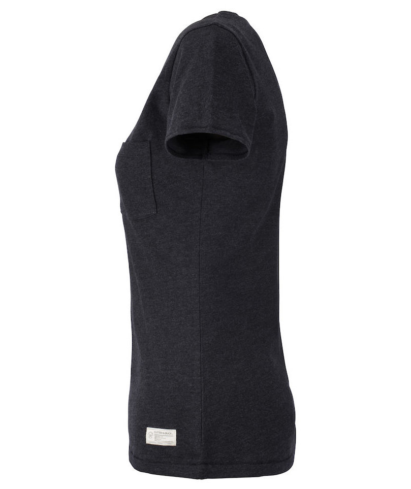 Cutter & Buck Pacific City dame T-shirt , Anthracite melange, large image number 3