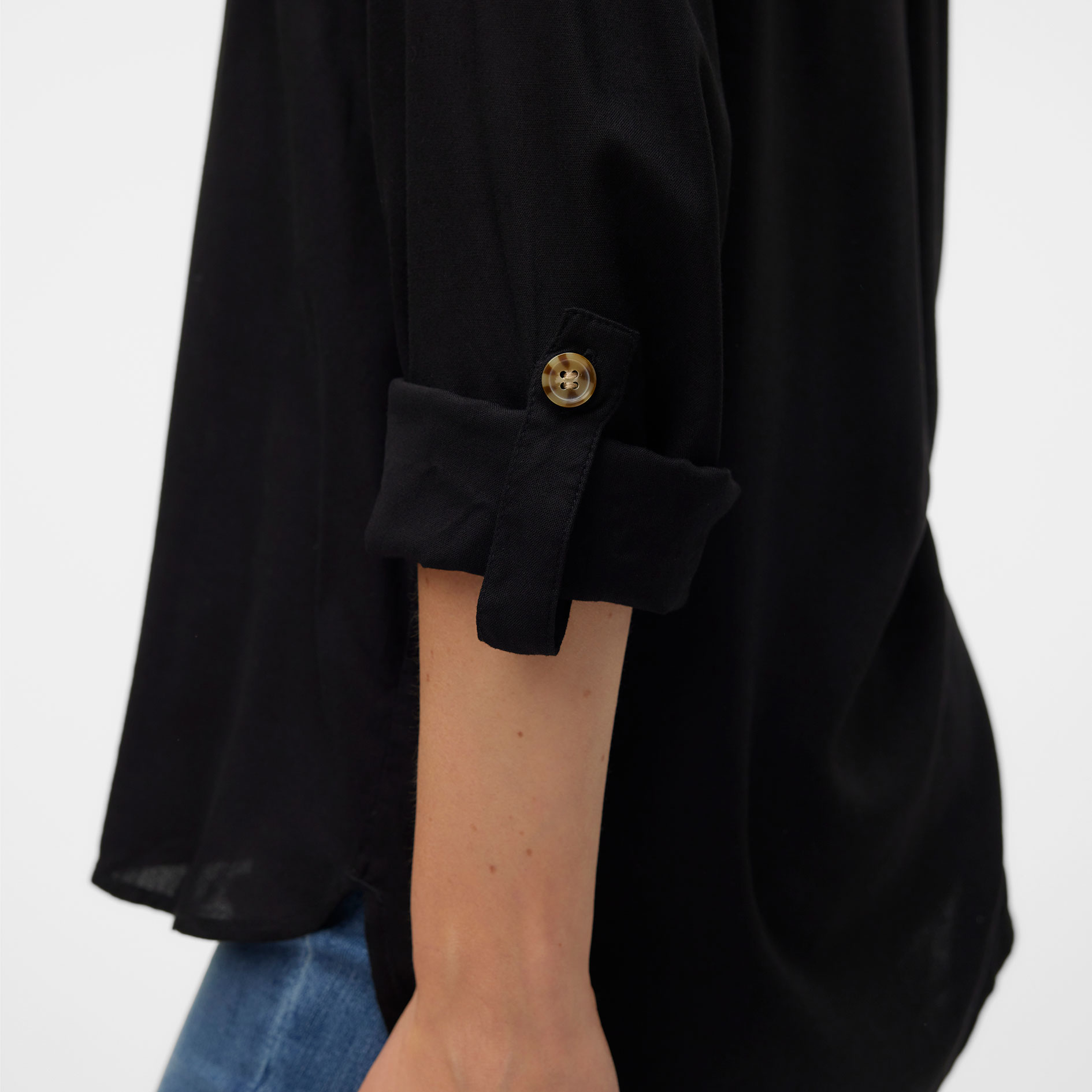 Vero Moda VMBUMPY skjorta dam, Black, large image number 3