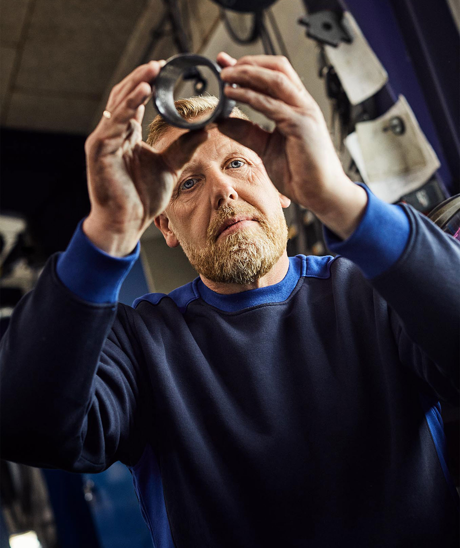 ID Pro Wear sweatshirt, Marine, large image number 5