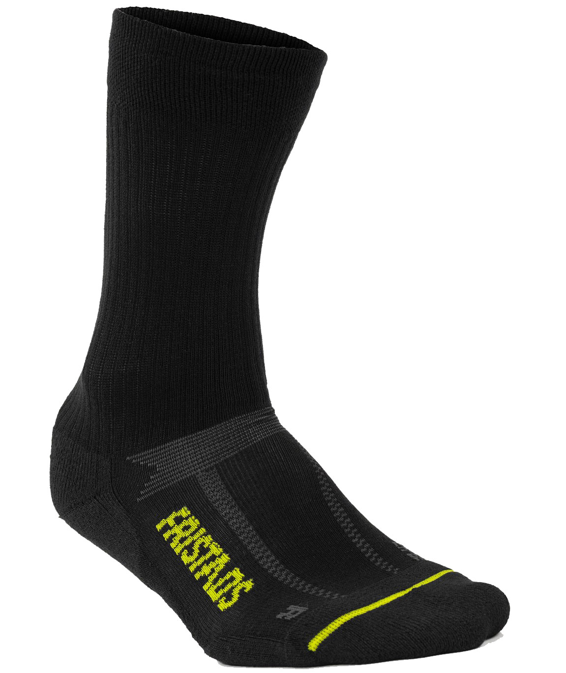 Fristads Coolmax&reg; str&oslash;mper 9410 SOFH, Sort/Neon Gul
