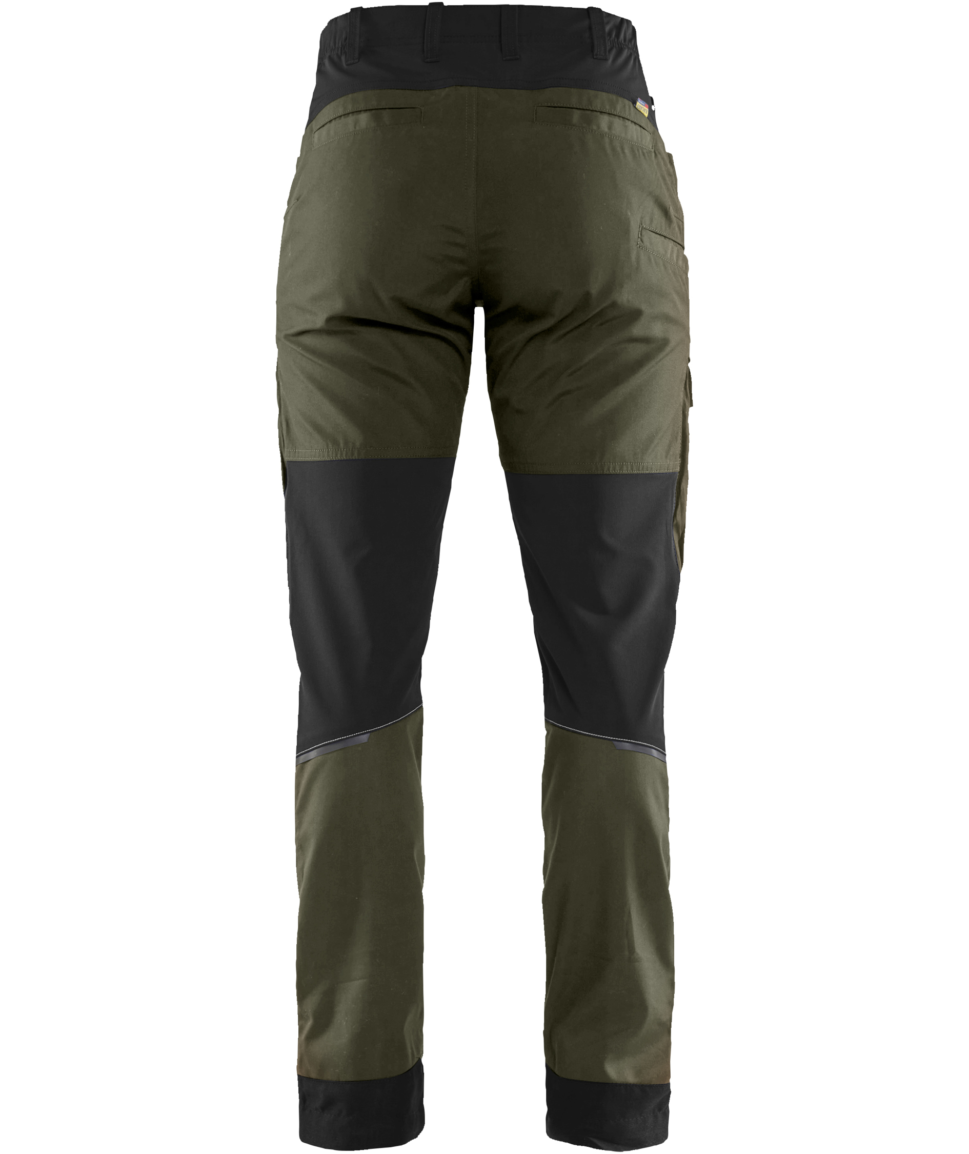 Bl&aring;kl&auml;der women's work trousers, Forest green/black, large image number 3
